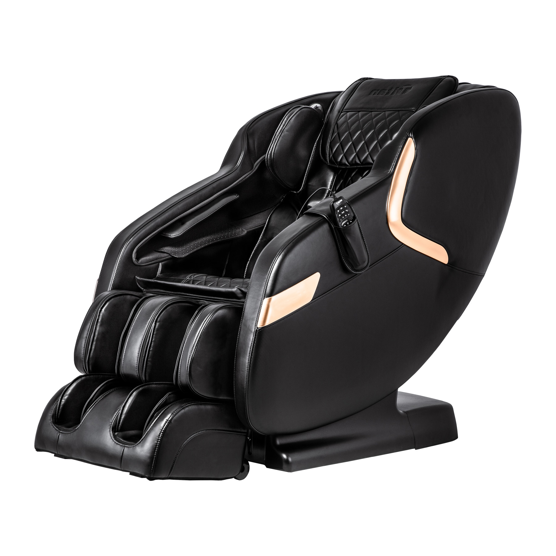 Pro series black faux leather reclining massage chair discount