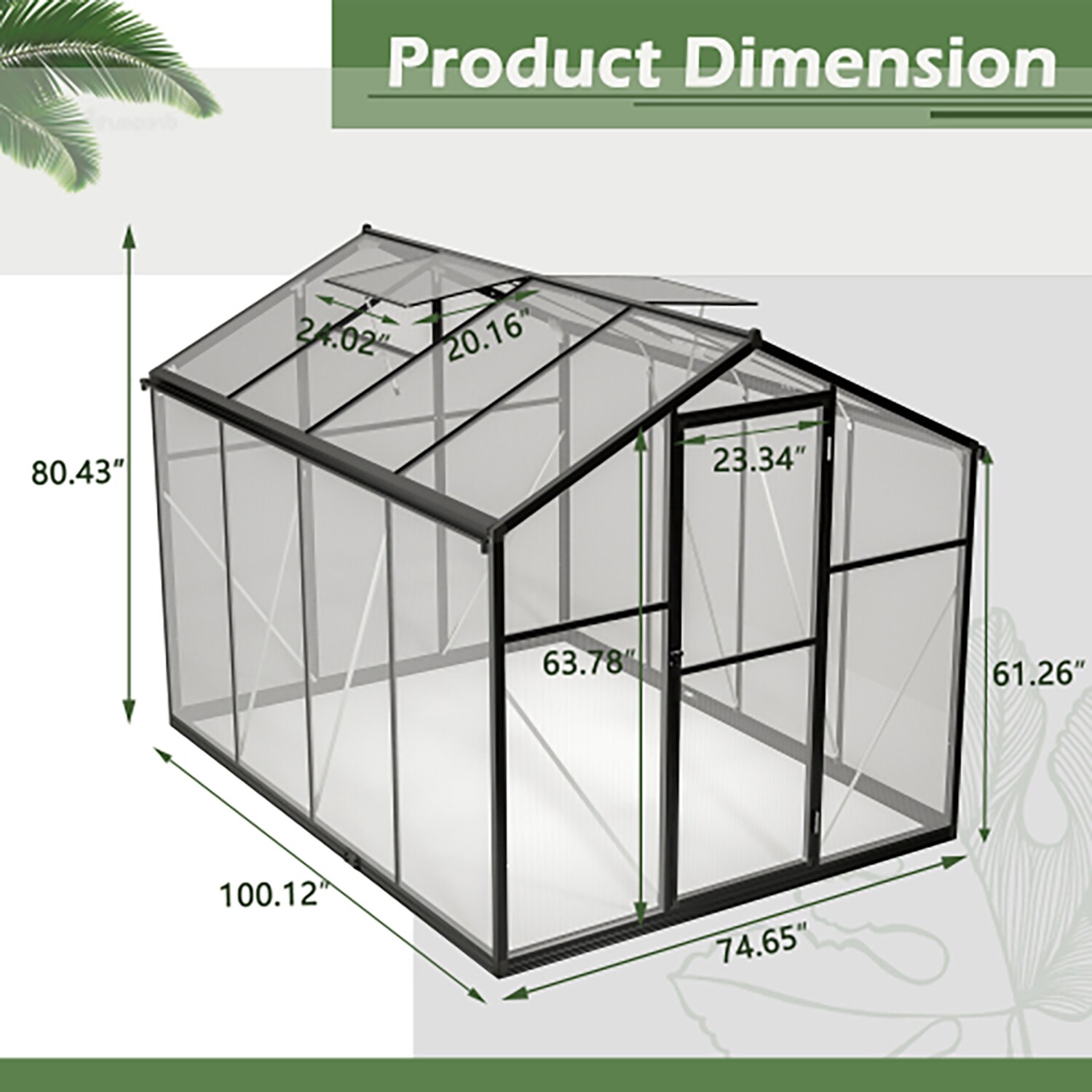 GZMR GM-W2500 greenhouses - View #2