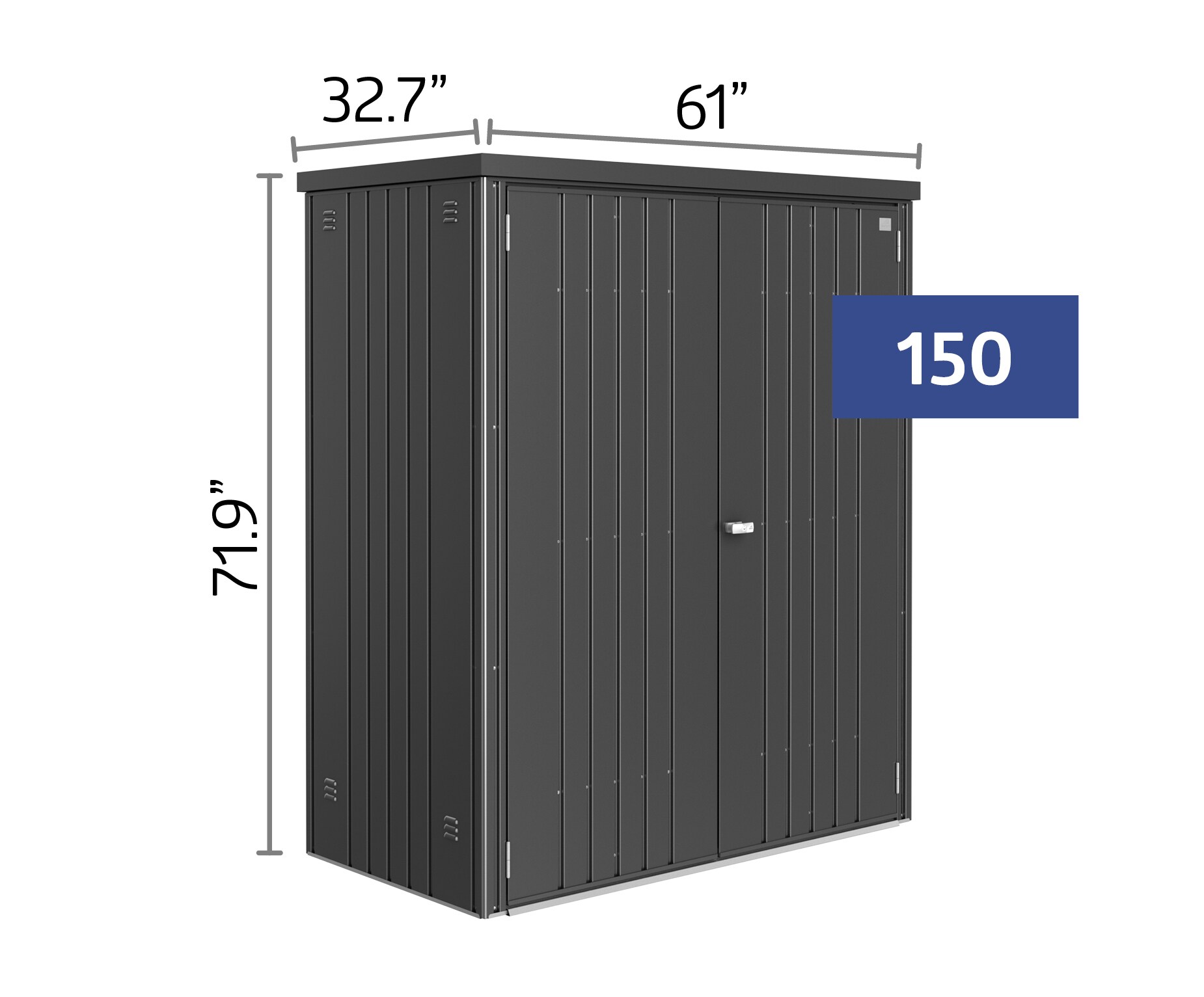 Biohort BIO1107 Metal-Storage-Buildings-Sheds - View #5