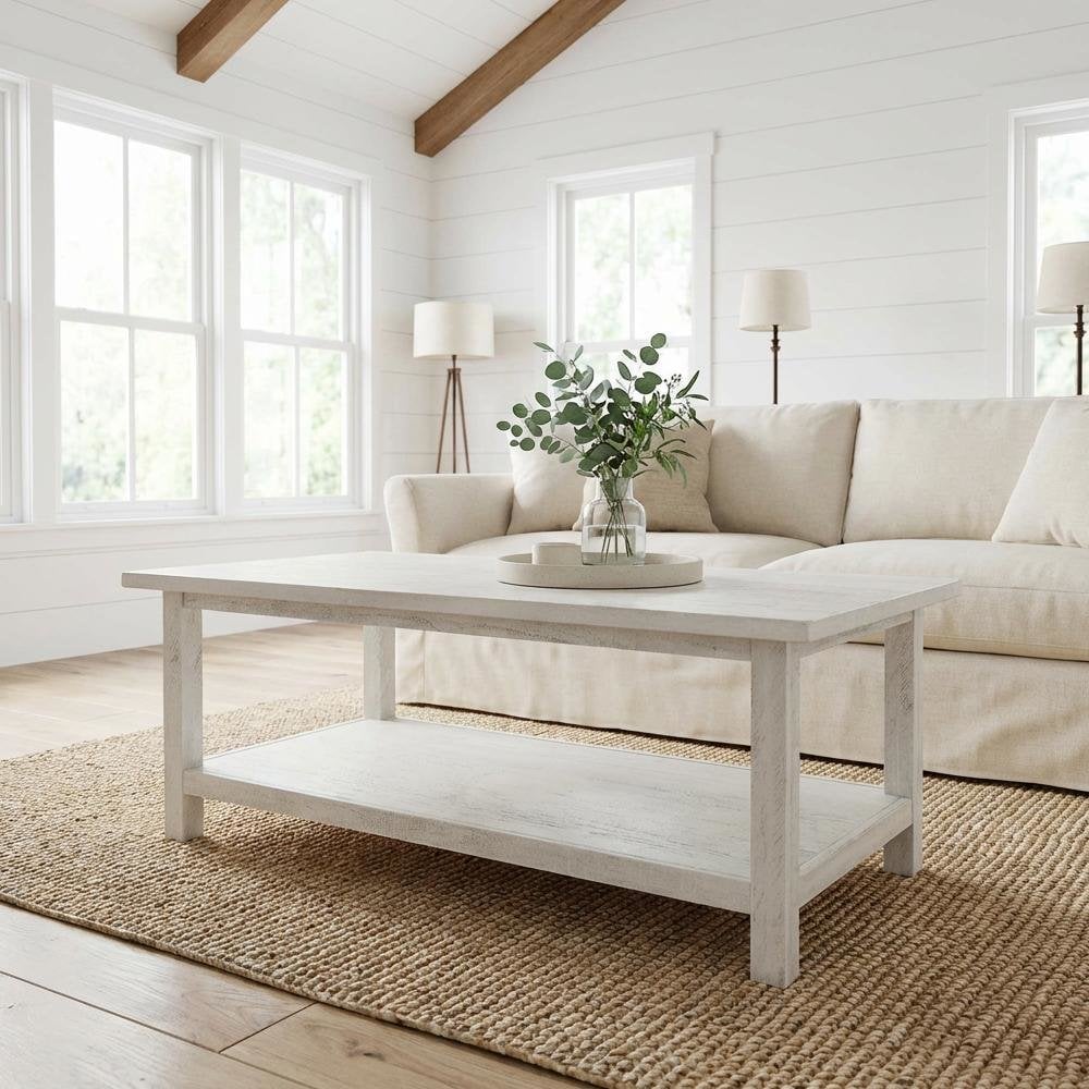 FurniFact BO3786052WHT Coffee-Tables - View #2