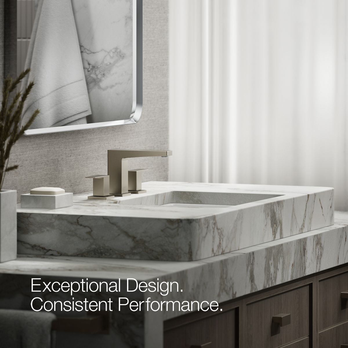 KOHLER K-23255-4-BN Lavatory-Faucets - View #3
