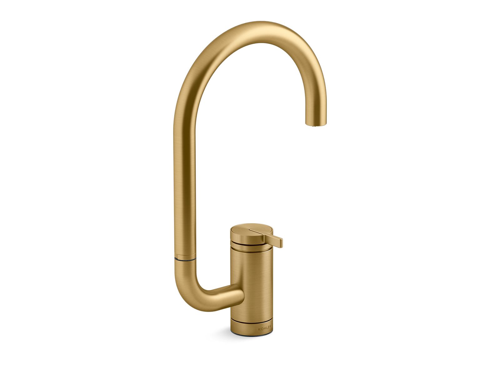 KOHLER 28277-2MB Components Single-handle bar sink faucet with two-function extended-reach spout