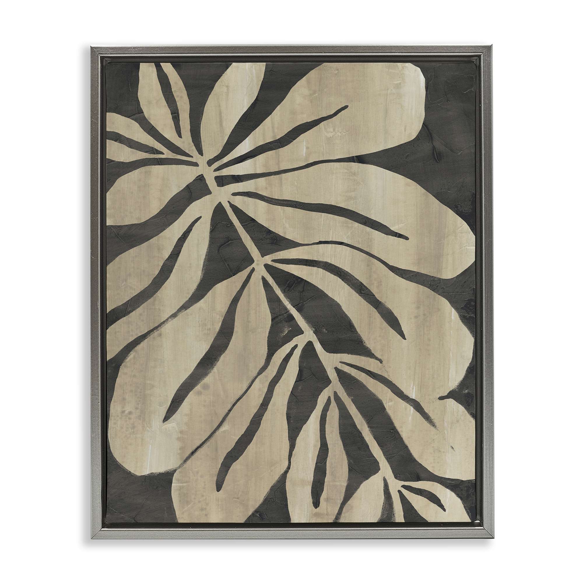 Stupell Industries BS-357-FFL-16X20 Rustic Leaf Shape Floating Frame design by June Erica Vess