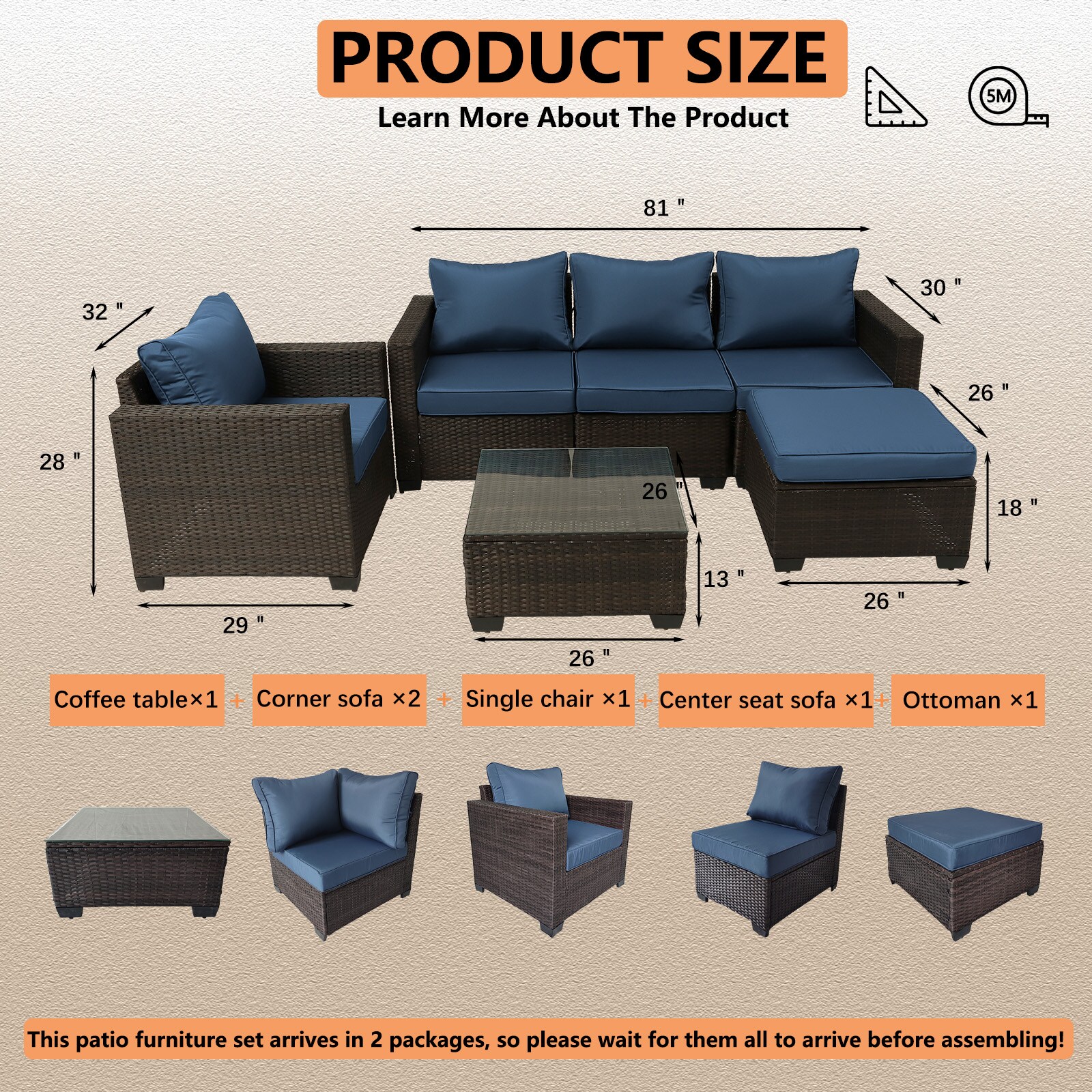 Runesay QCPATIO-26 Patio-Sofas-Daybeds - View #8
