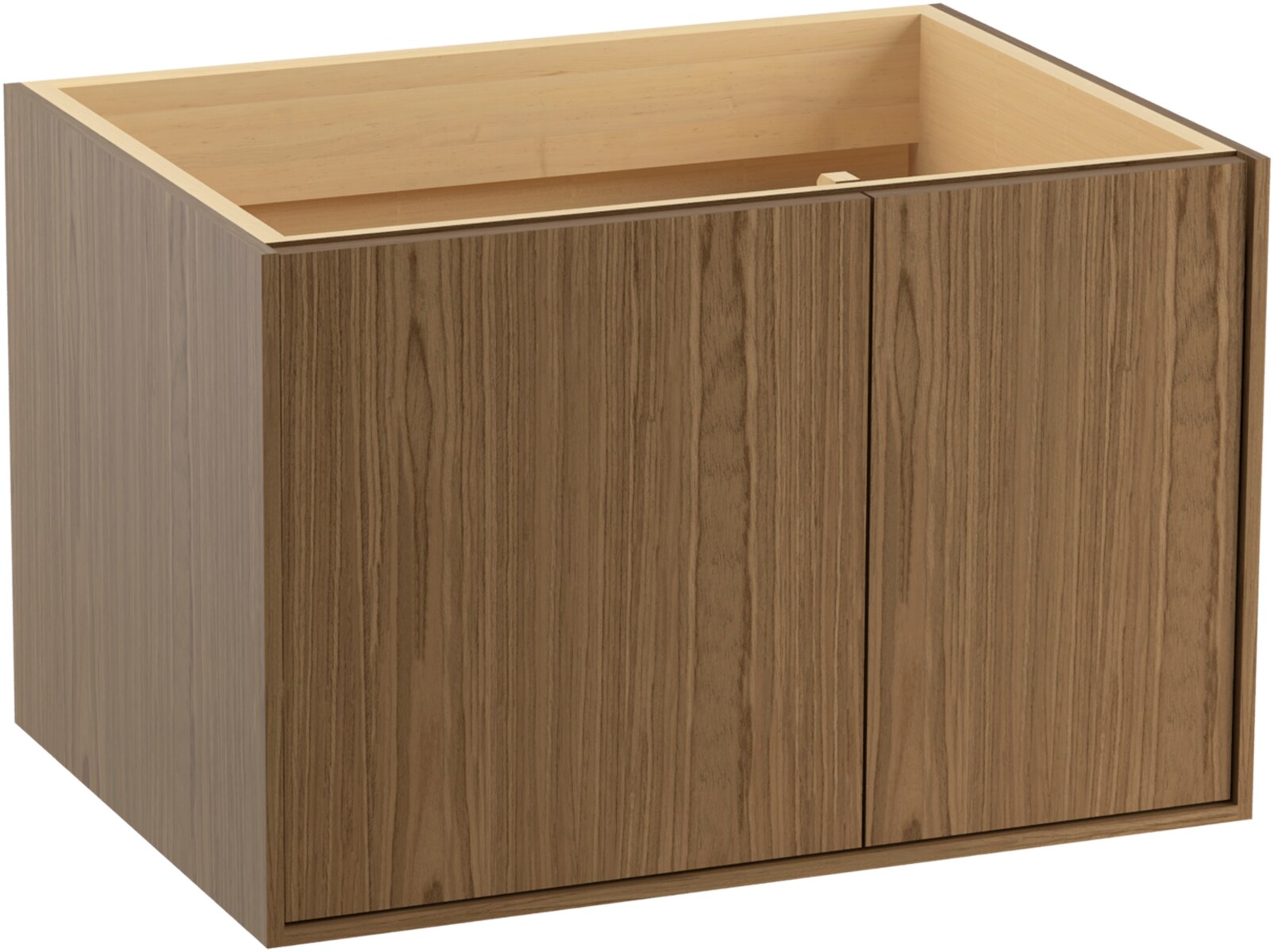 KOHLER Jute 31-in Walnut Flax Single Sink Bathroom Vanity with Walnut ...