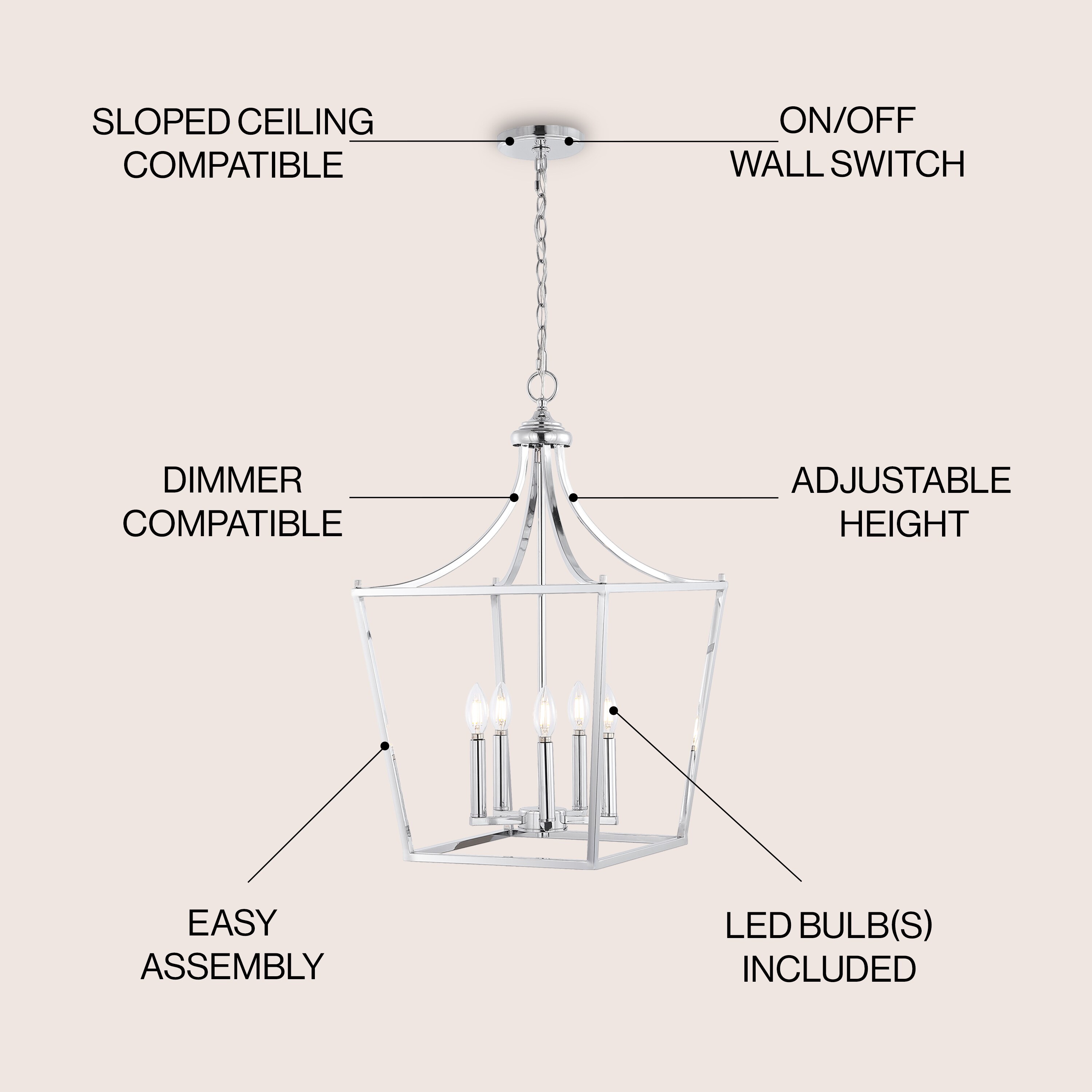 JONATHAN  Y JYL7562B Pendant-Lights - View #3