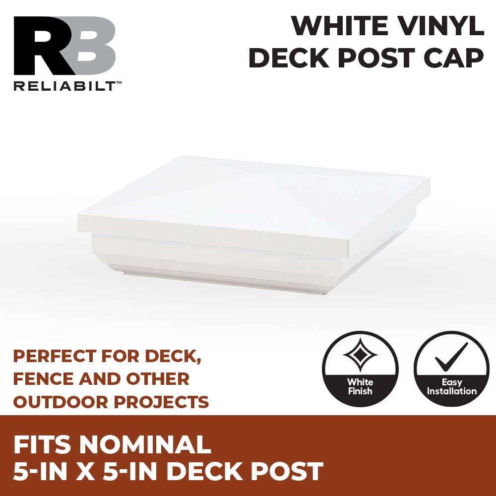RELIABILT QPP68A-WHG-P1 Deck-Post-Caps - View #2