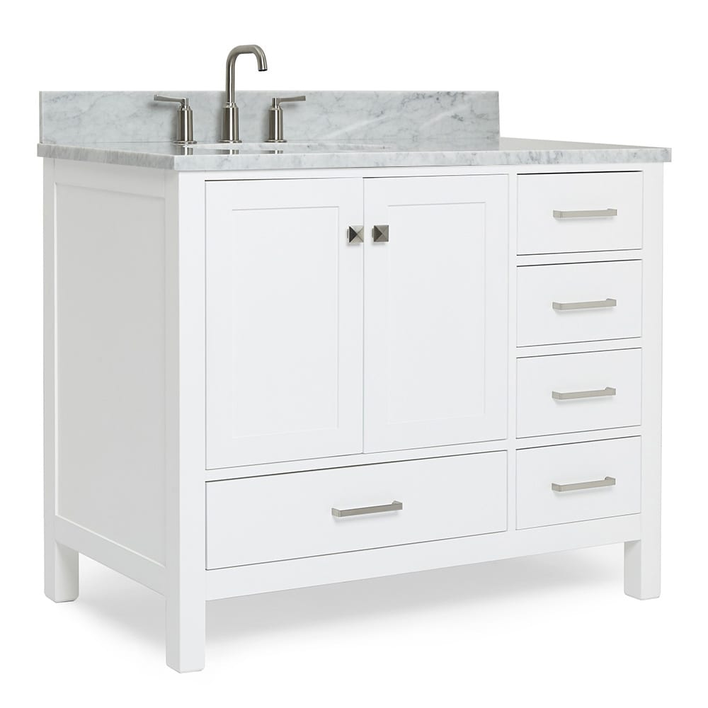 ARIEL A043SLCW2OVOWHT Bath-Vanity-Combo - View #3