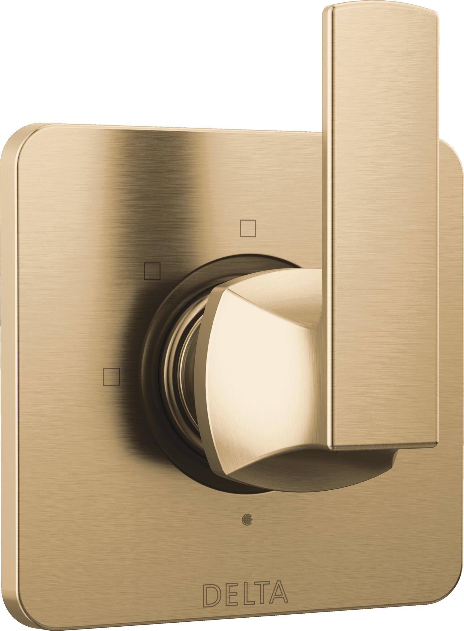 Delta T11837-CZ Velum Champagne Bronze 3.13-Inches Universal Bathtub/Shower Diverter 0.5-Inches -ID
