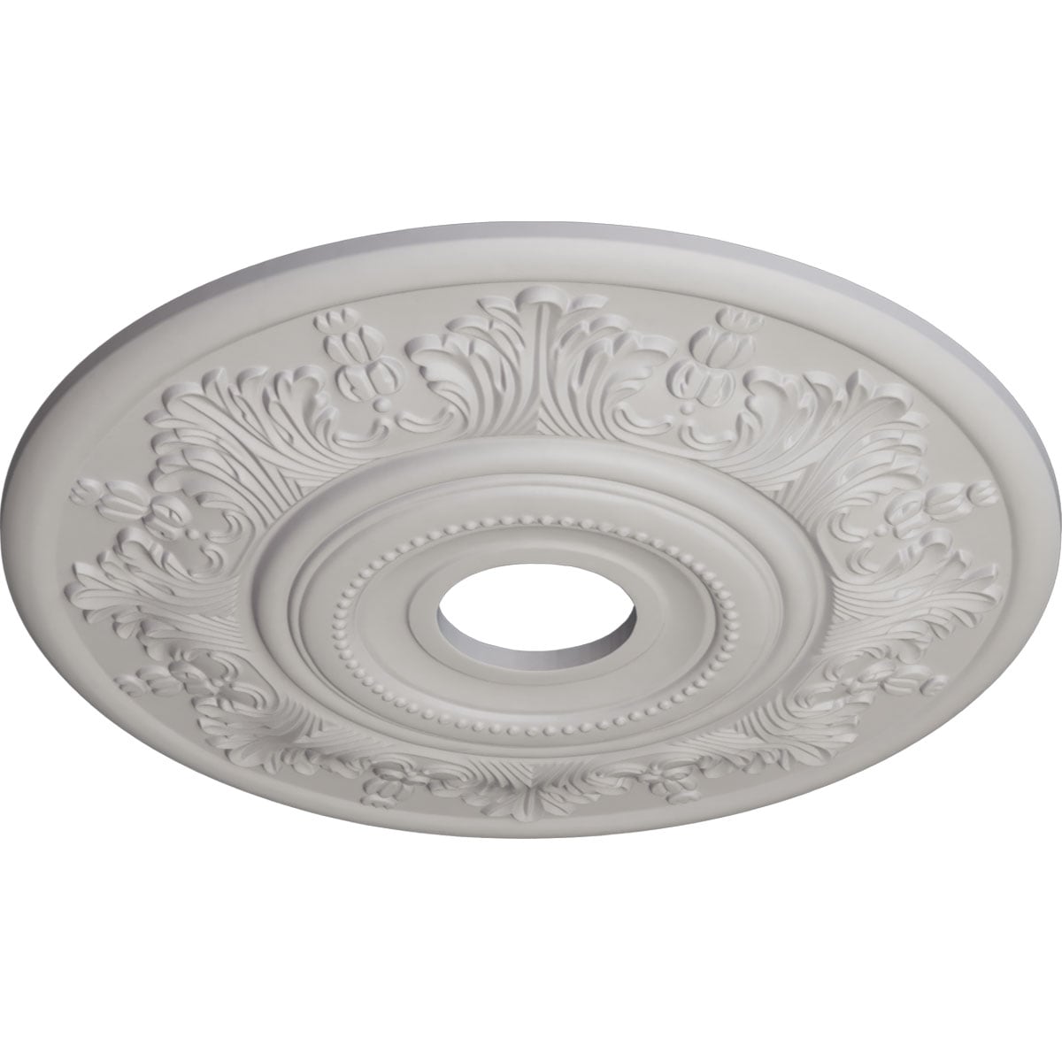 Vienna Ultra Pure White Hand-Painted Ceiling Medallion