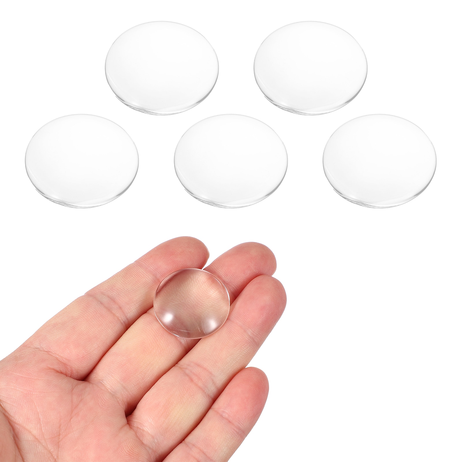 Unique Bargains 5 Pack Convex Lens 25mm OD 36mm Focal Length Optical Lenses | S26042700UX6239