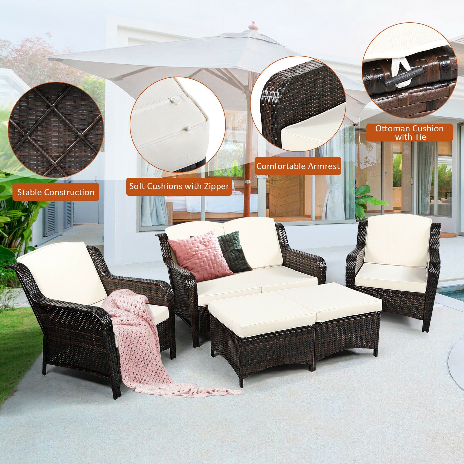 Volenca VOL-BM602Z Patio-Conversation-Sets - View #6