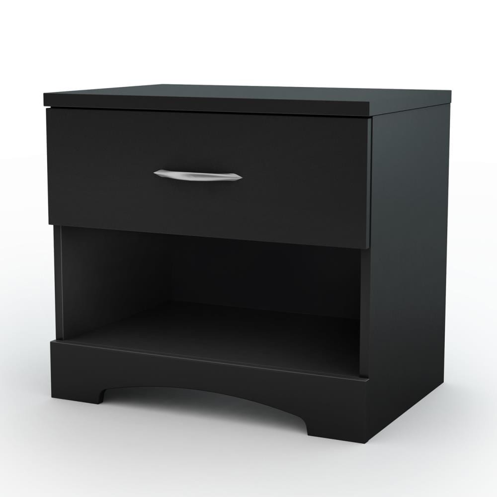 south shore nightstand black