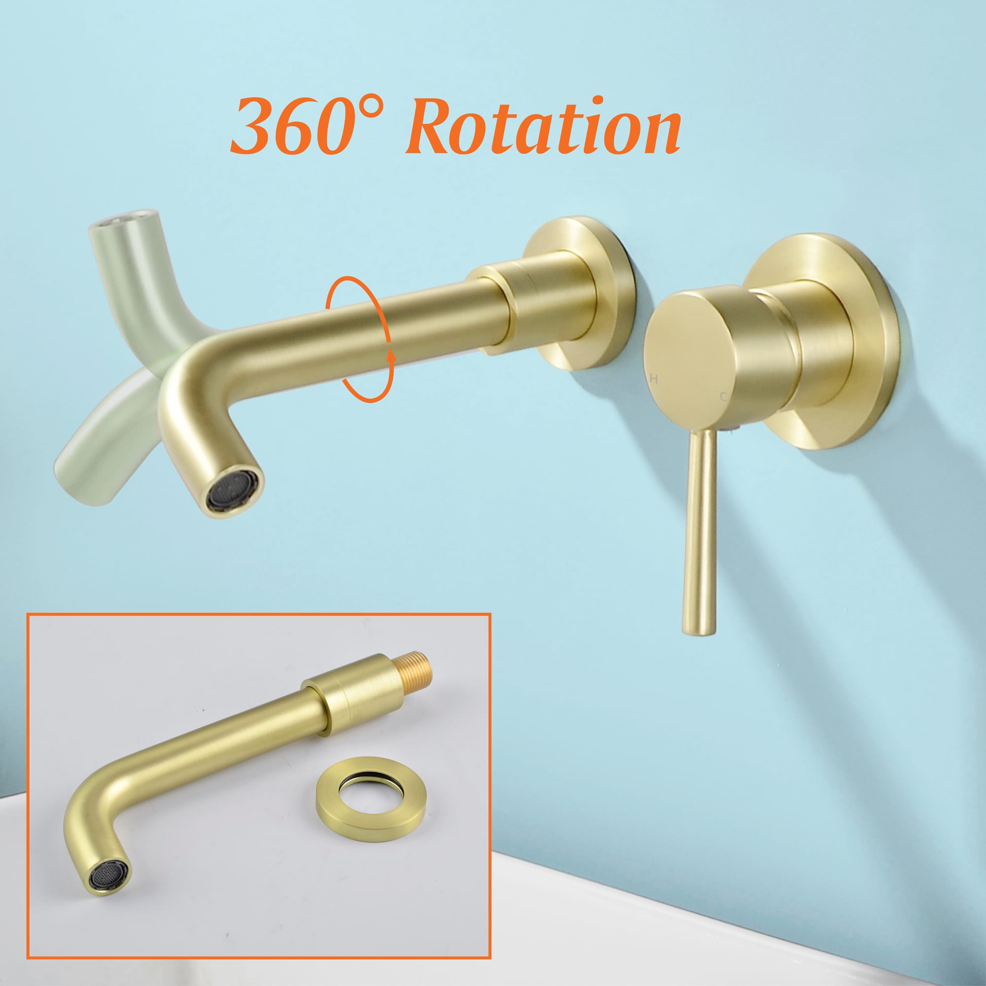 AAZJ JTH-4006WH Roman-Tub-Faucets - View #9