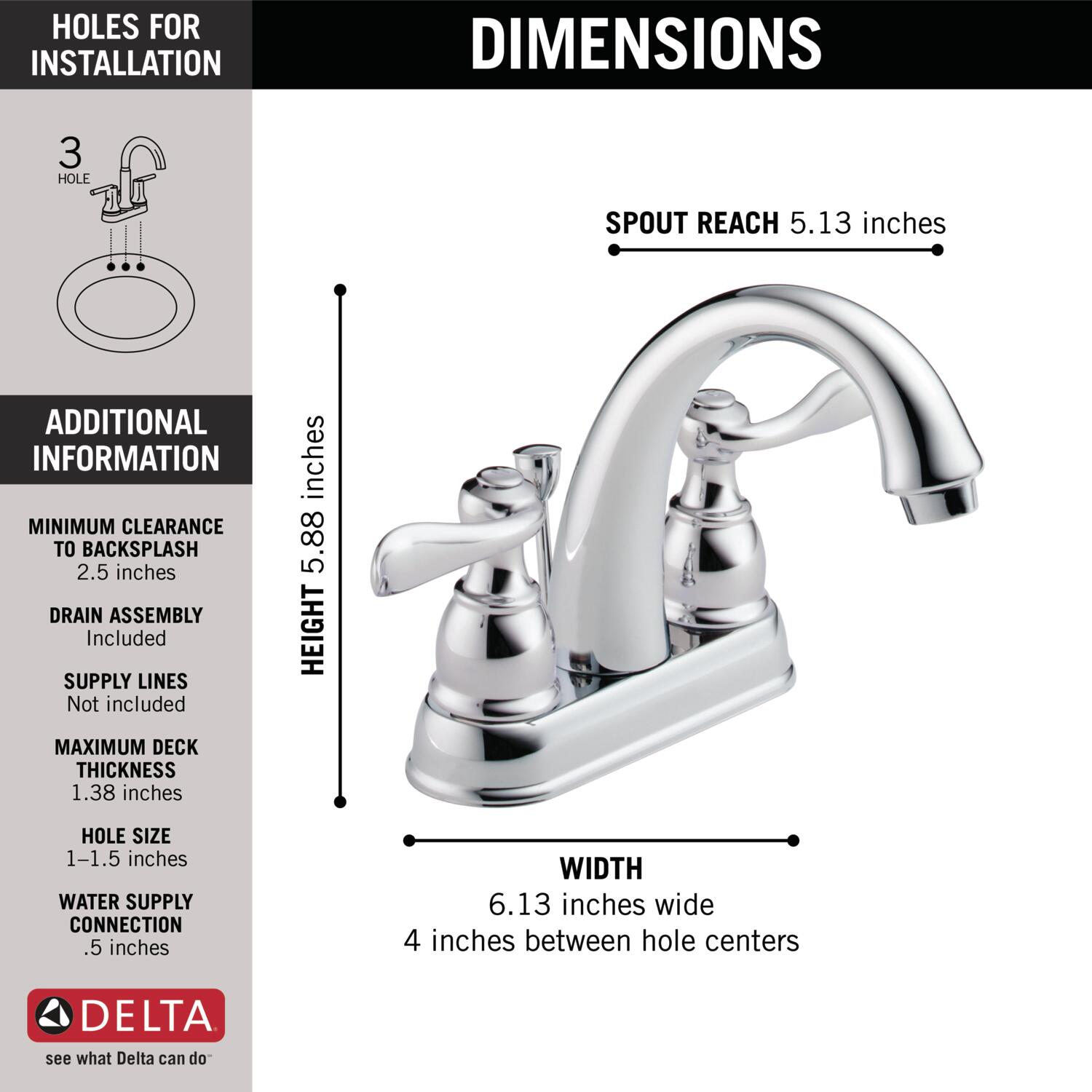 Delta B2596LF Lavatory-Faucets - View #6