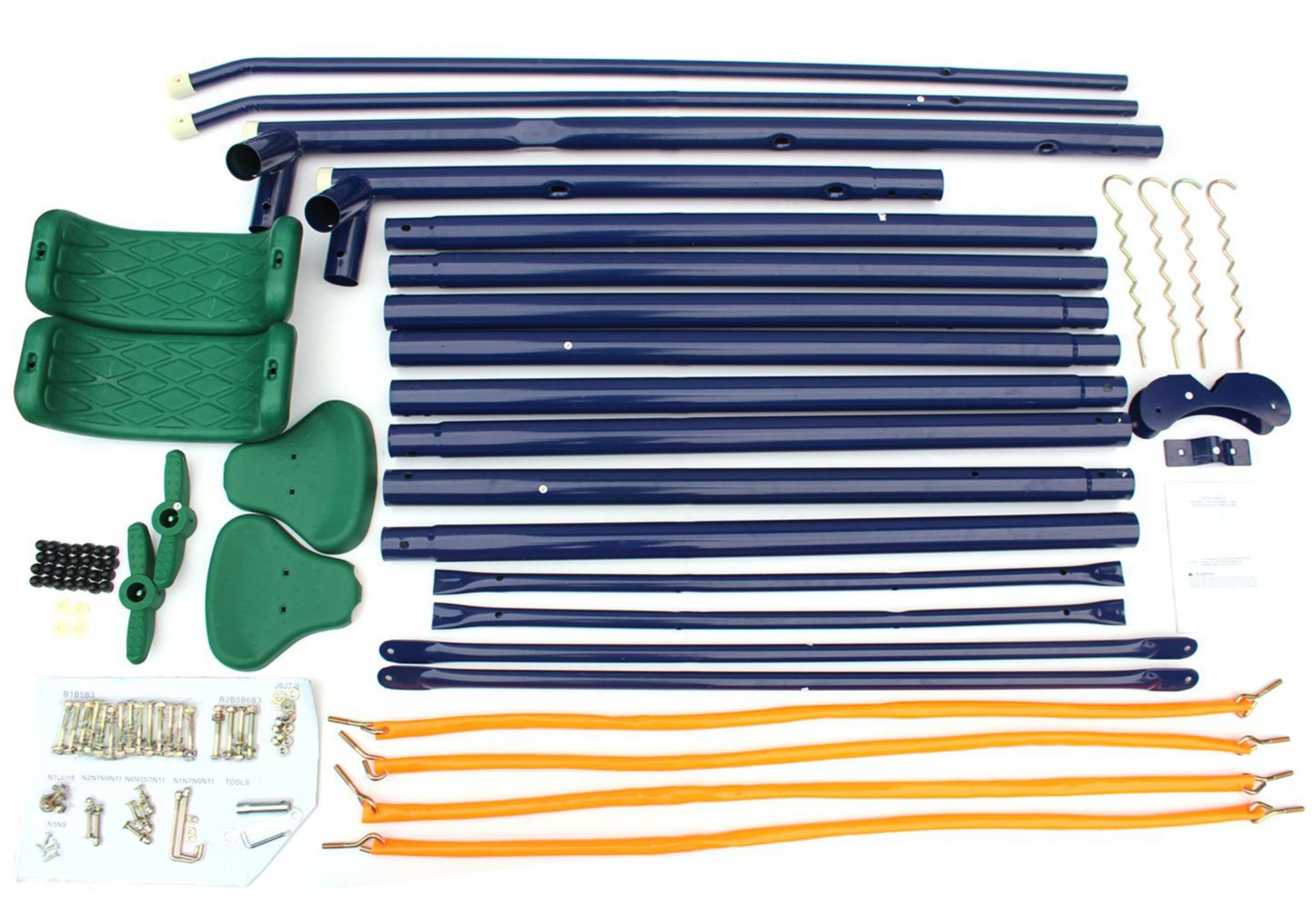 HearthSong Funshine Swing Blue Rope Swing for Residential Use