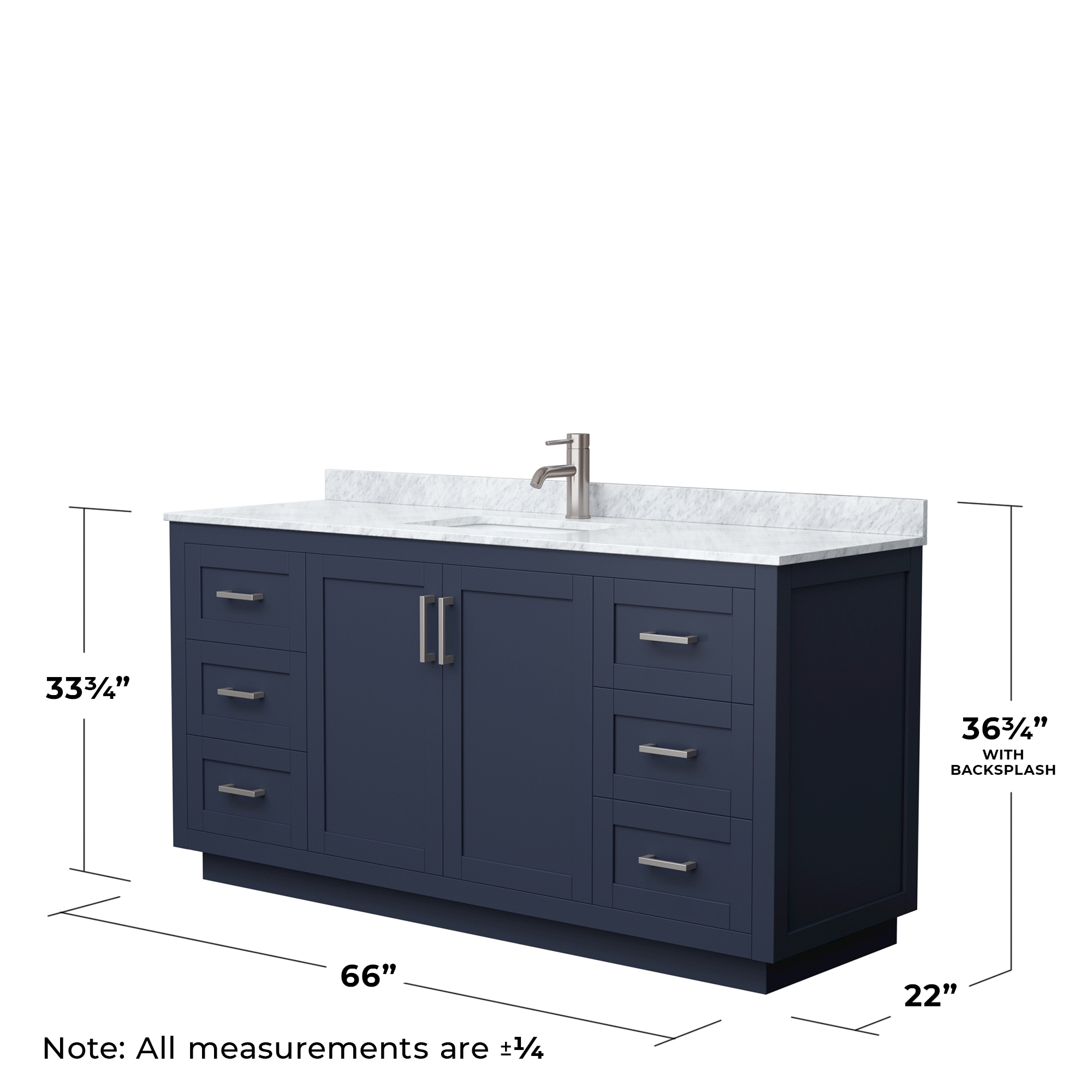 Wyndham Collection WCF292966SBNCMUNSM58 Bath-Vanity-Combo - View #6