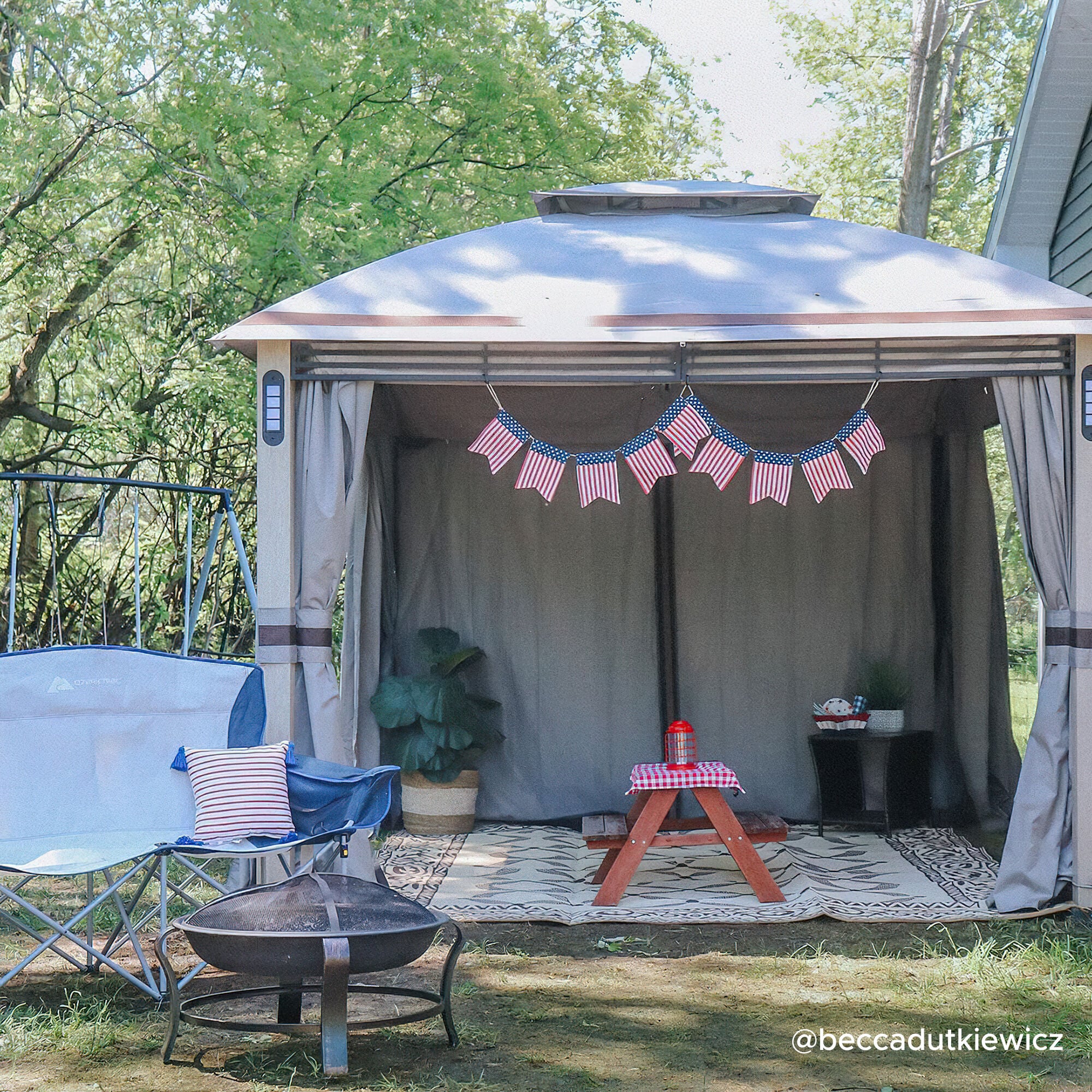 SUMMERCOVE A101015600 Wood-Resin-Gazebos - View #10