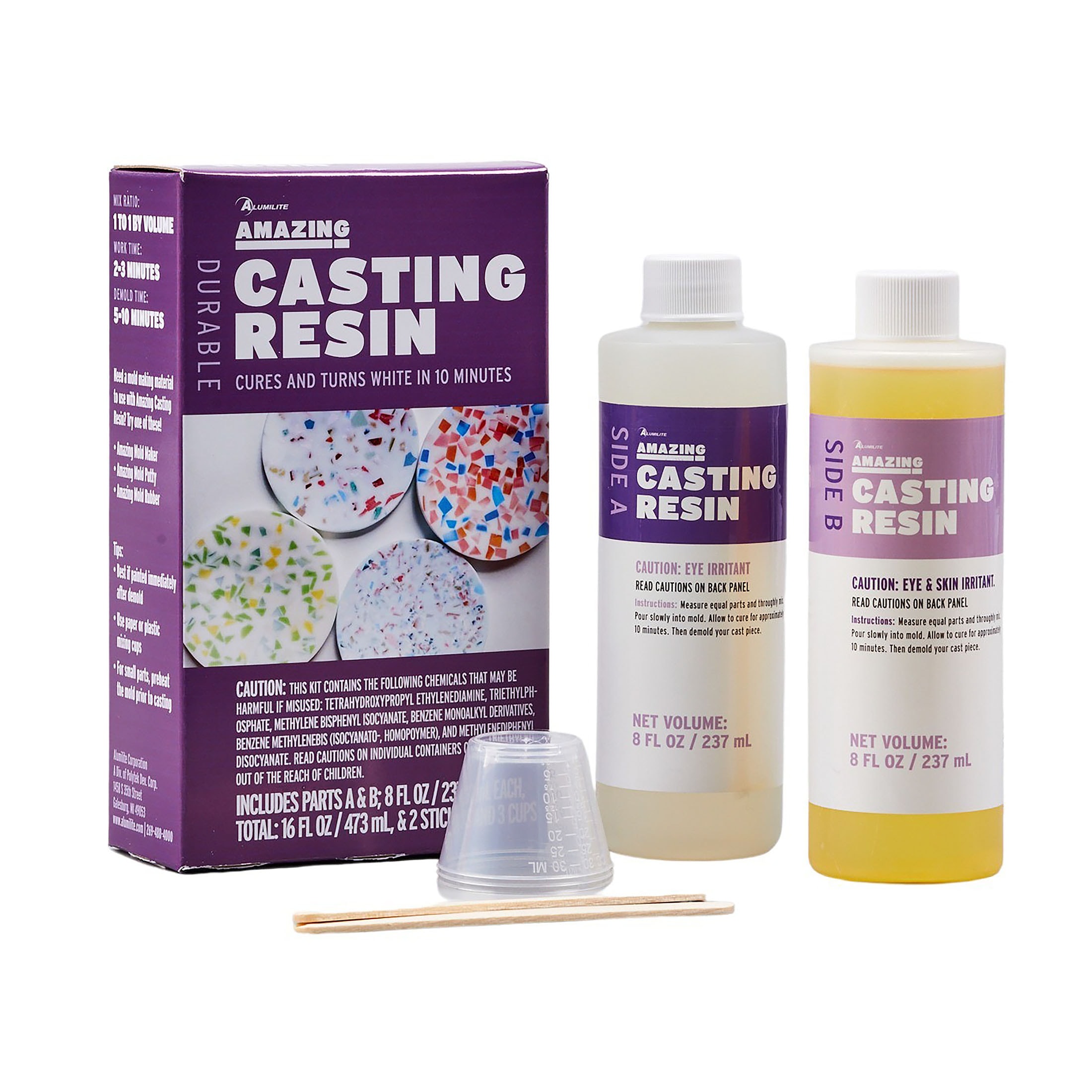 Alumilite Amazing Clear Cast Epoxy Casting Resin - 1 Gallon, Bottle