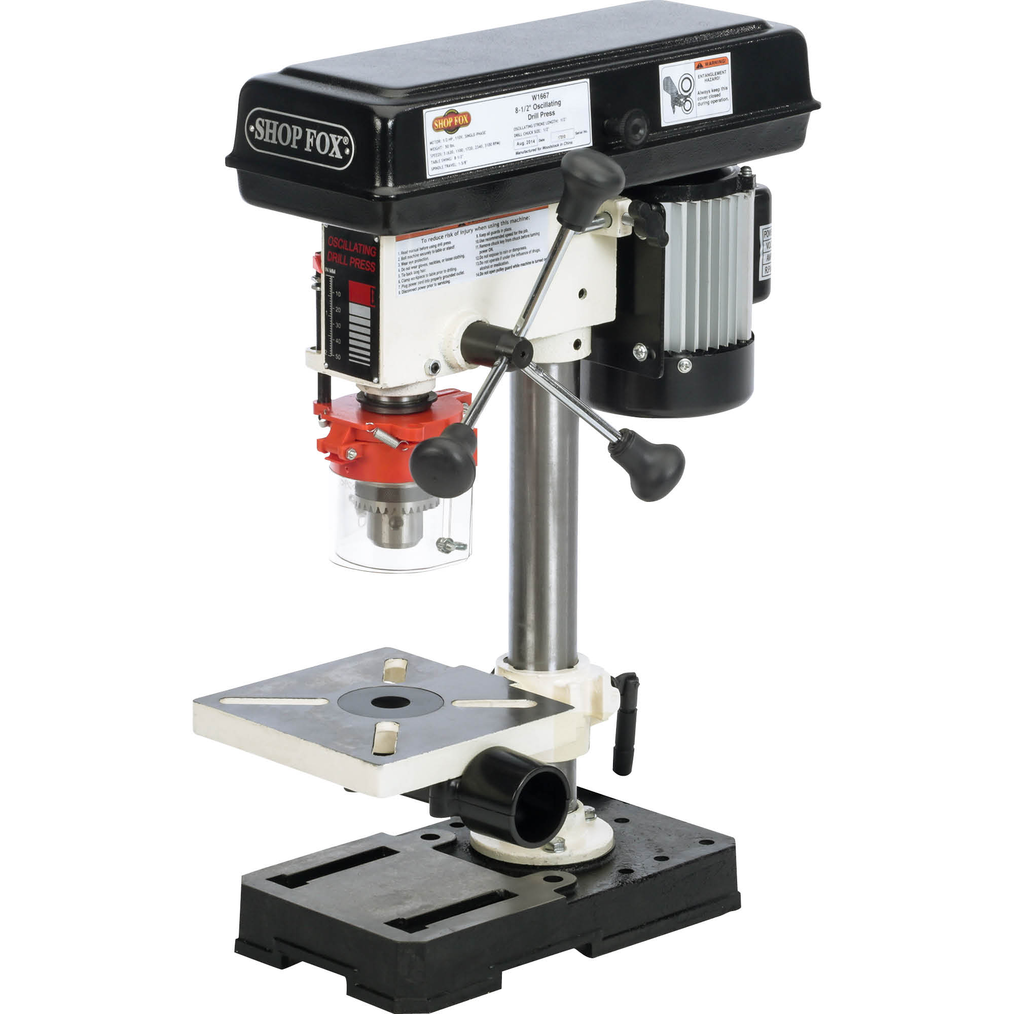 Shop Fox W1667 5 -Amp 5 -Speed Bench drill press