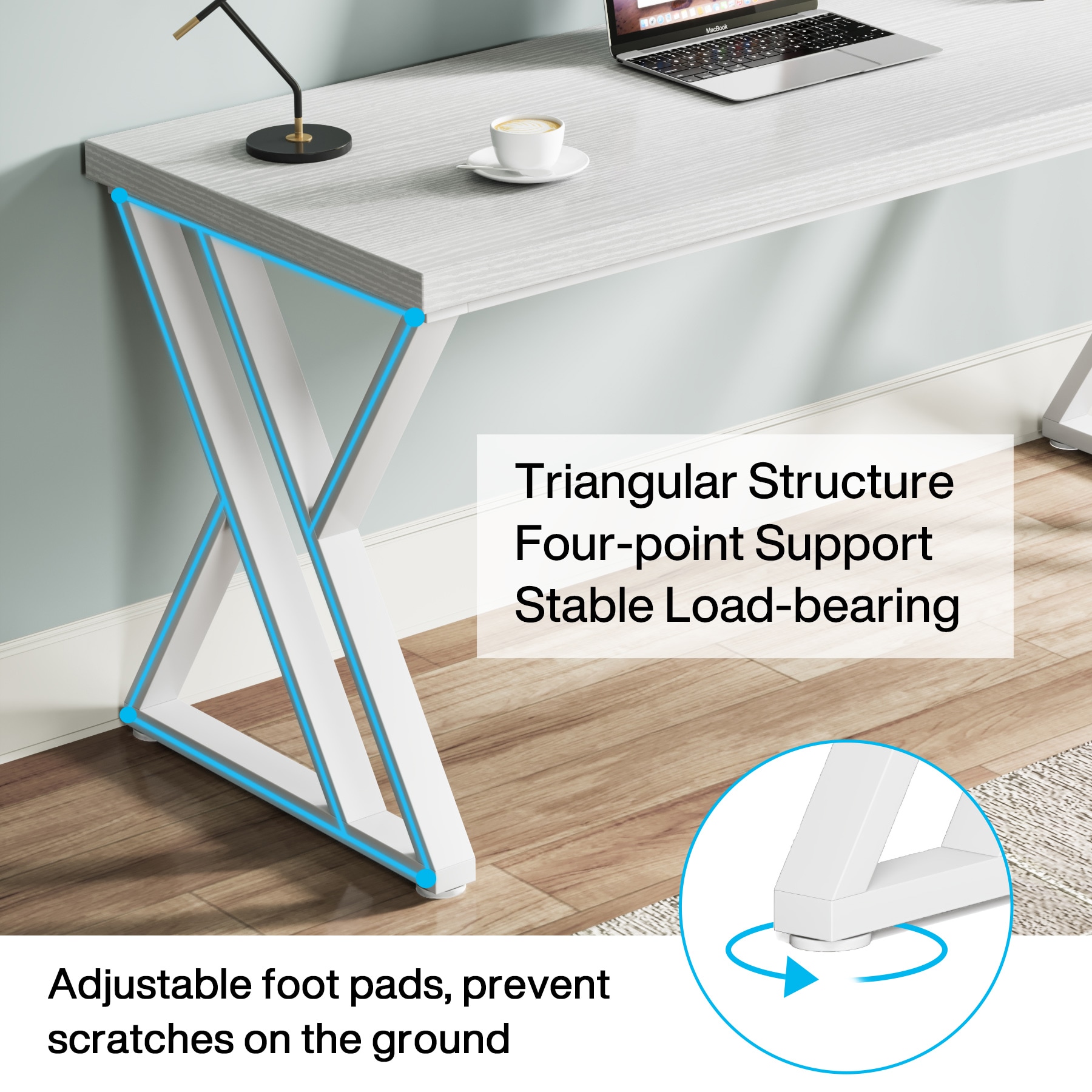 Fnova LWTJ-U0206 Office-Tables - View #4