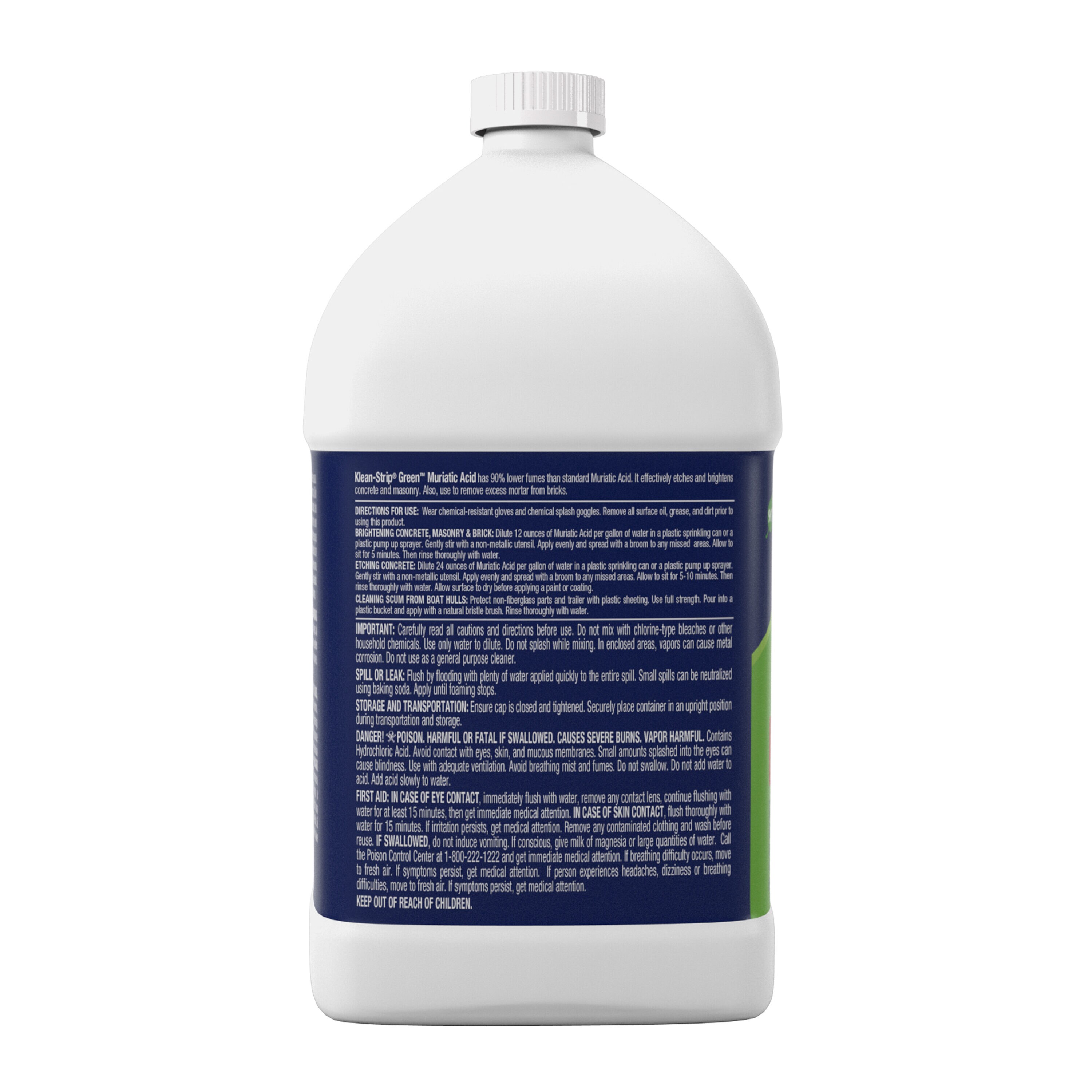 Klean Strip Green 1-Gallon Etches Concrete Remover