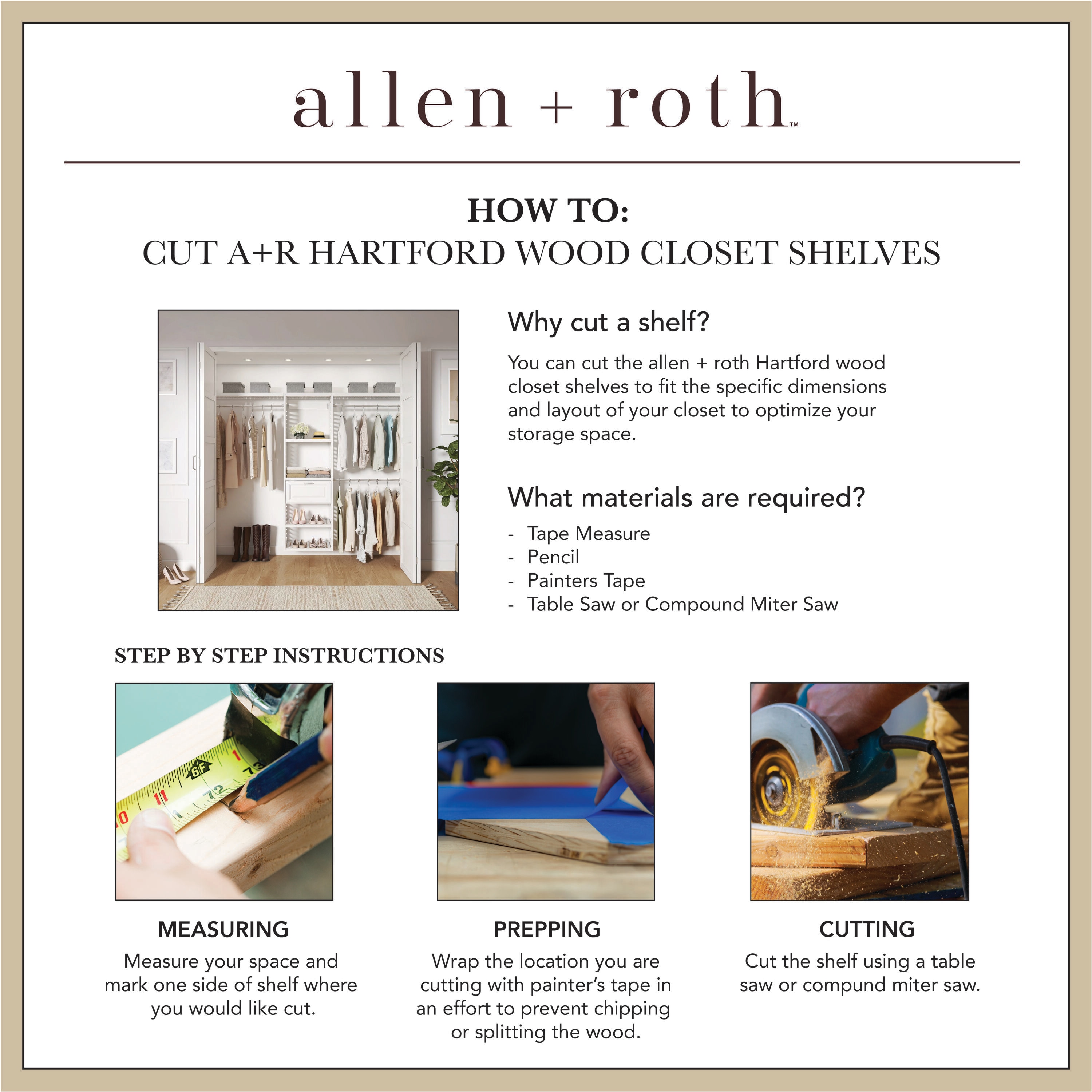 allen + roth LWVKBW Wood-Closet-Kits - View #3