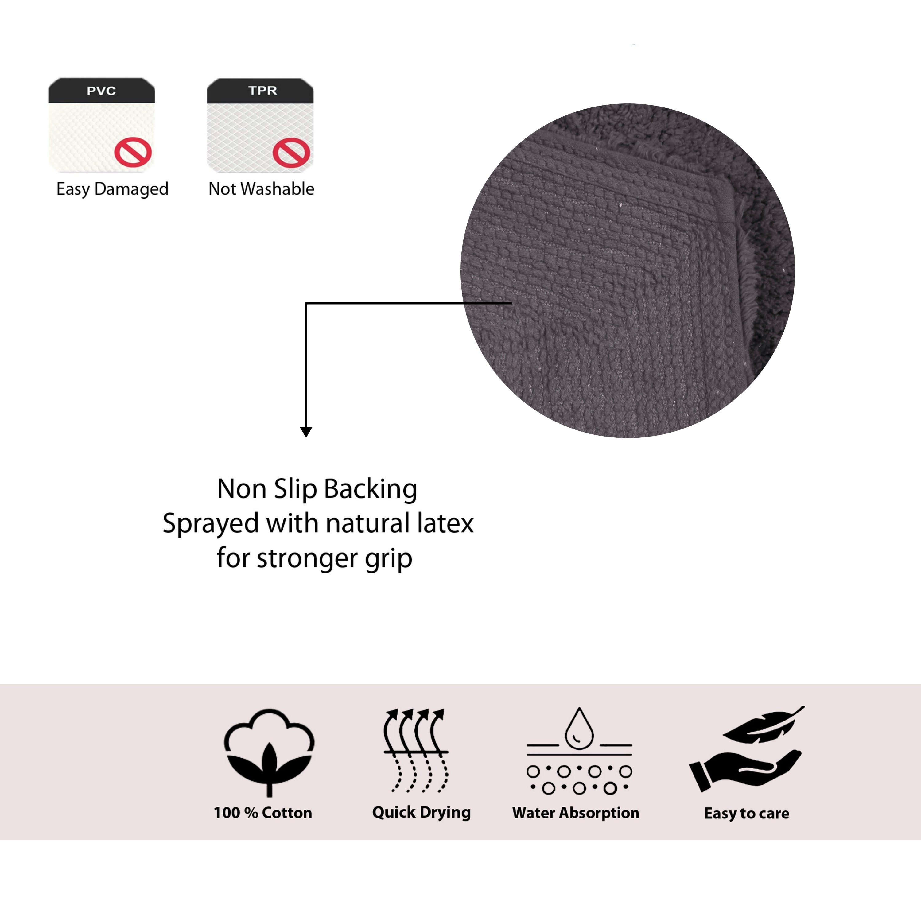Home Weavers BWA2440GY Bath-Rugs - View #5
