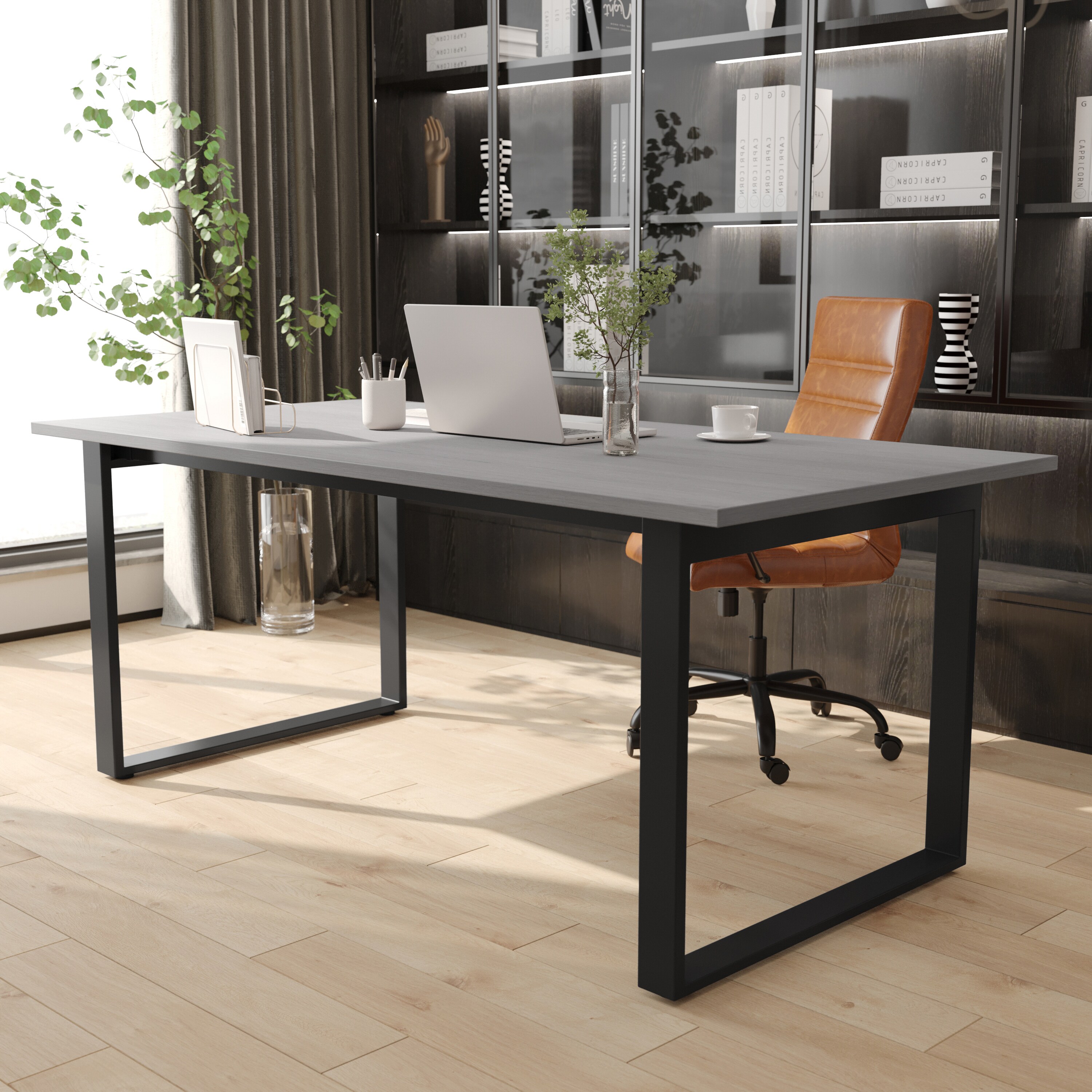 Emma + Oliver - Remy 72x36 Dining or Gaming Table with Double Sided Laminate Table Top and Heavy ...