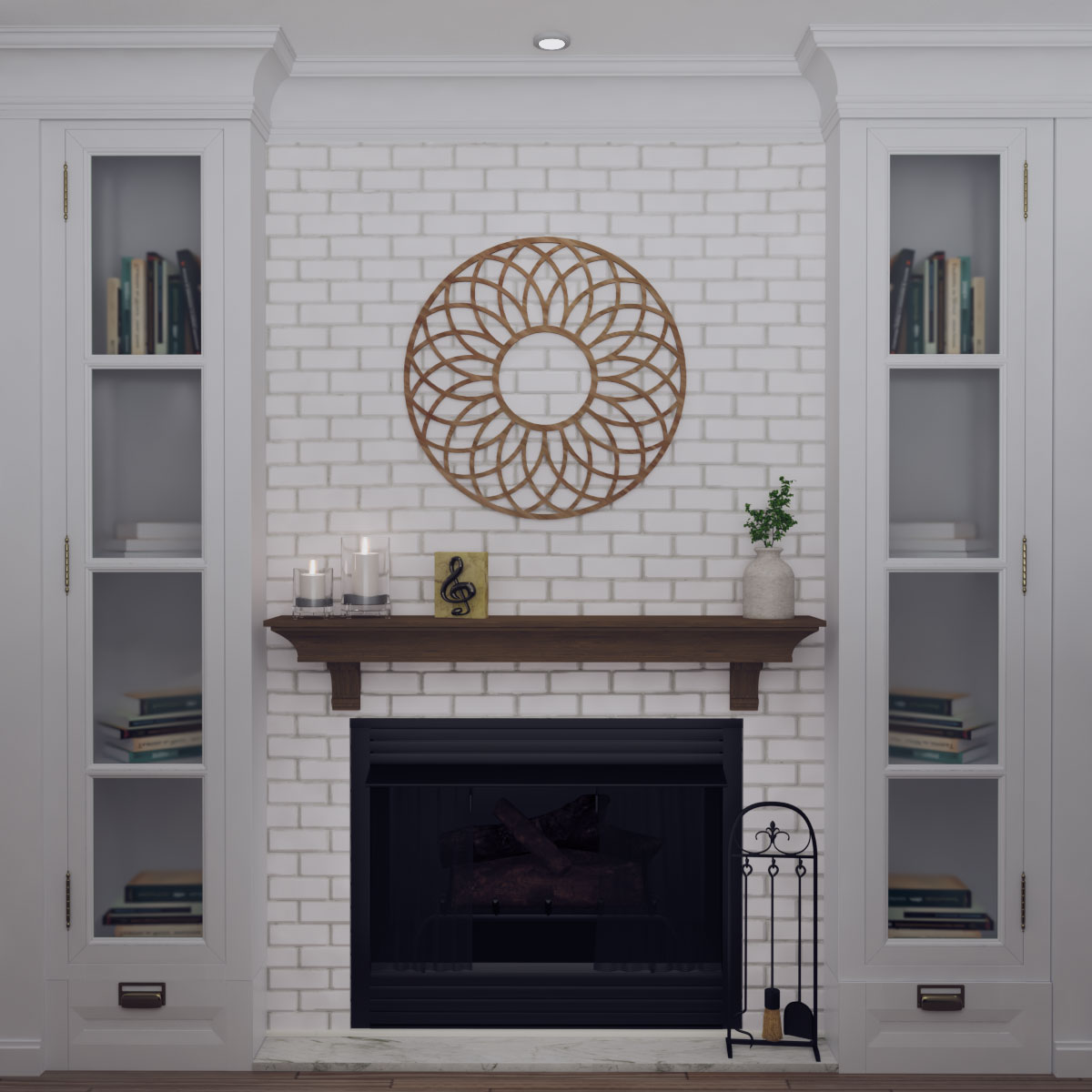 Ekena Millwork CMWP22X22X0375CNWA Ceiling-Medallions - View #14