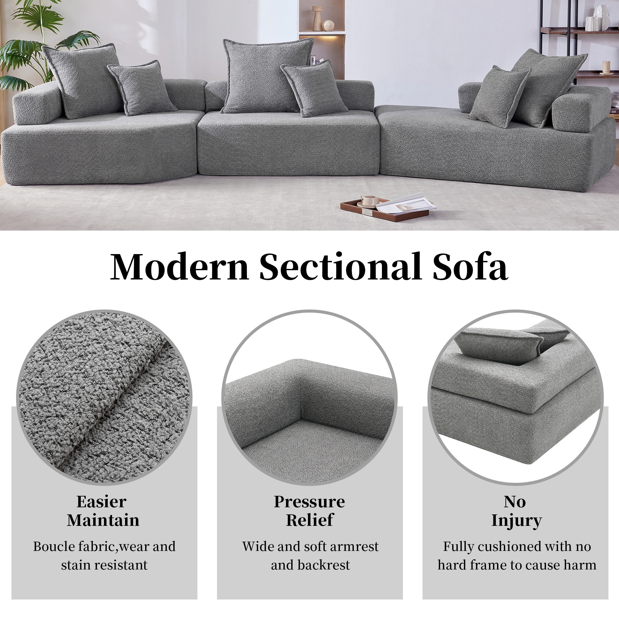 ModernLuxe N723S0293E Sofas-Loveseats - View #6