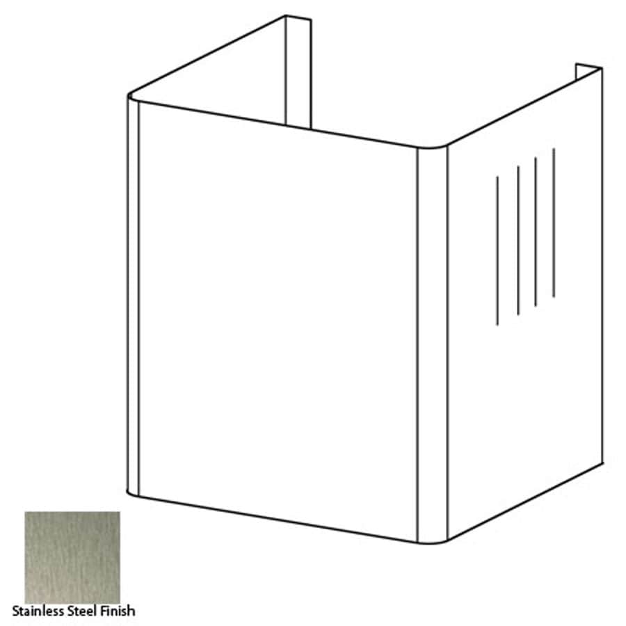 Broan FXN58SS Wall-Mounted range hood Flue extension Stainless Steel