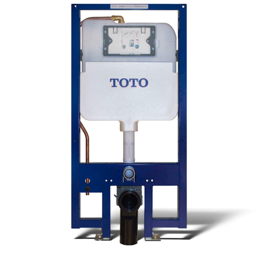 TOTO  WT173M 1.28 GPF Dual Flush InWall Toilet Tank Only with Copper Supply Line