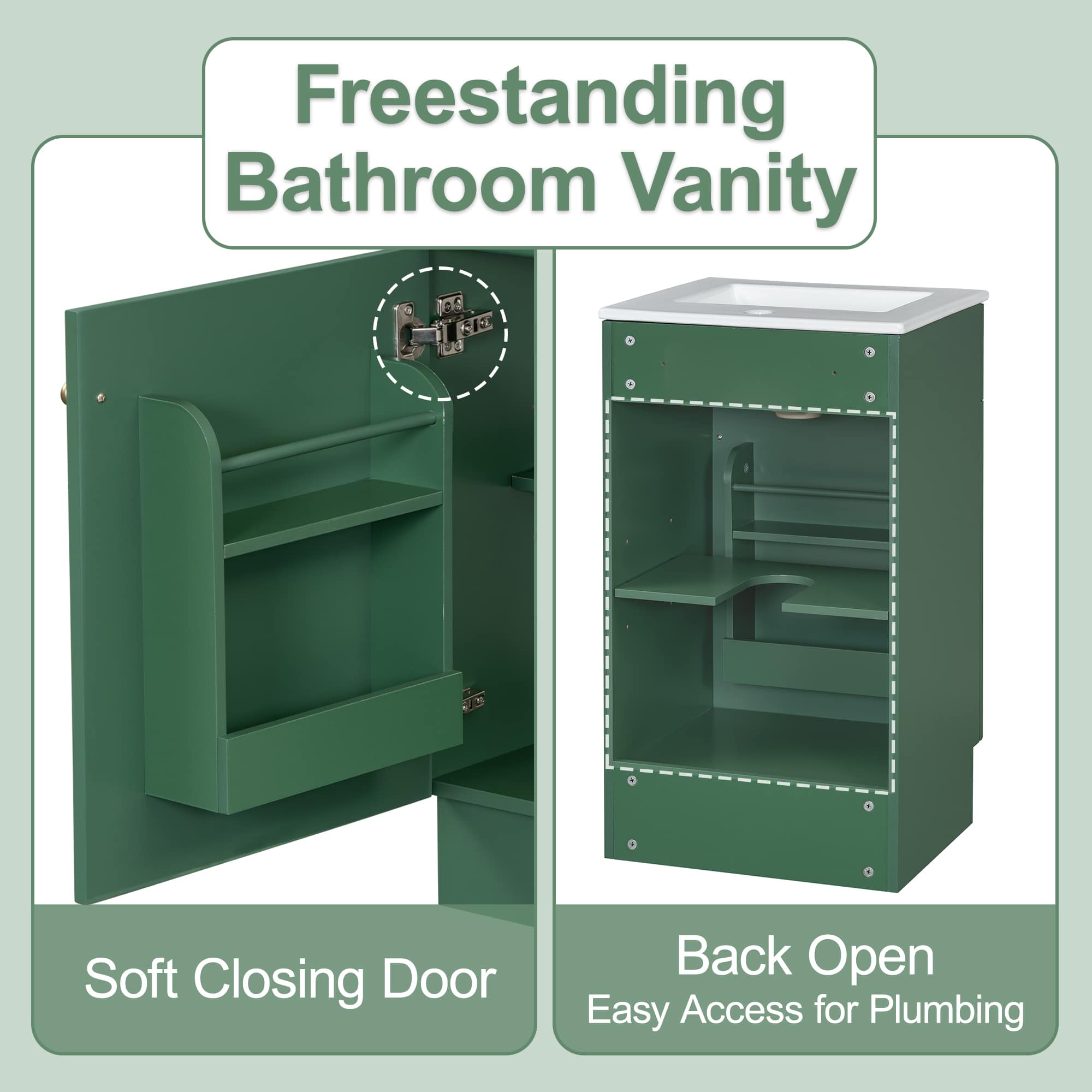 Misty Moon LW0406-NHBO-YSG-51 Bath-Vanity-Combo - View #4