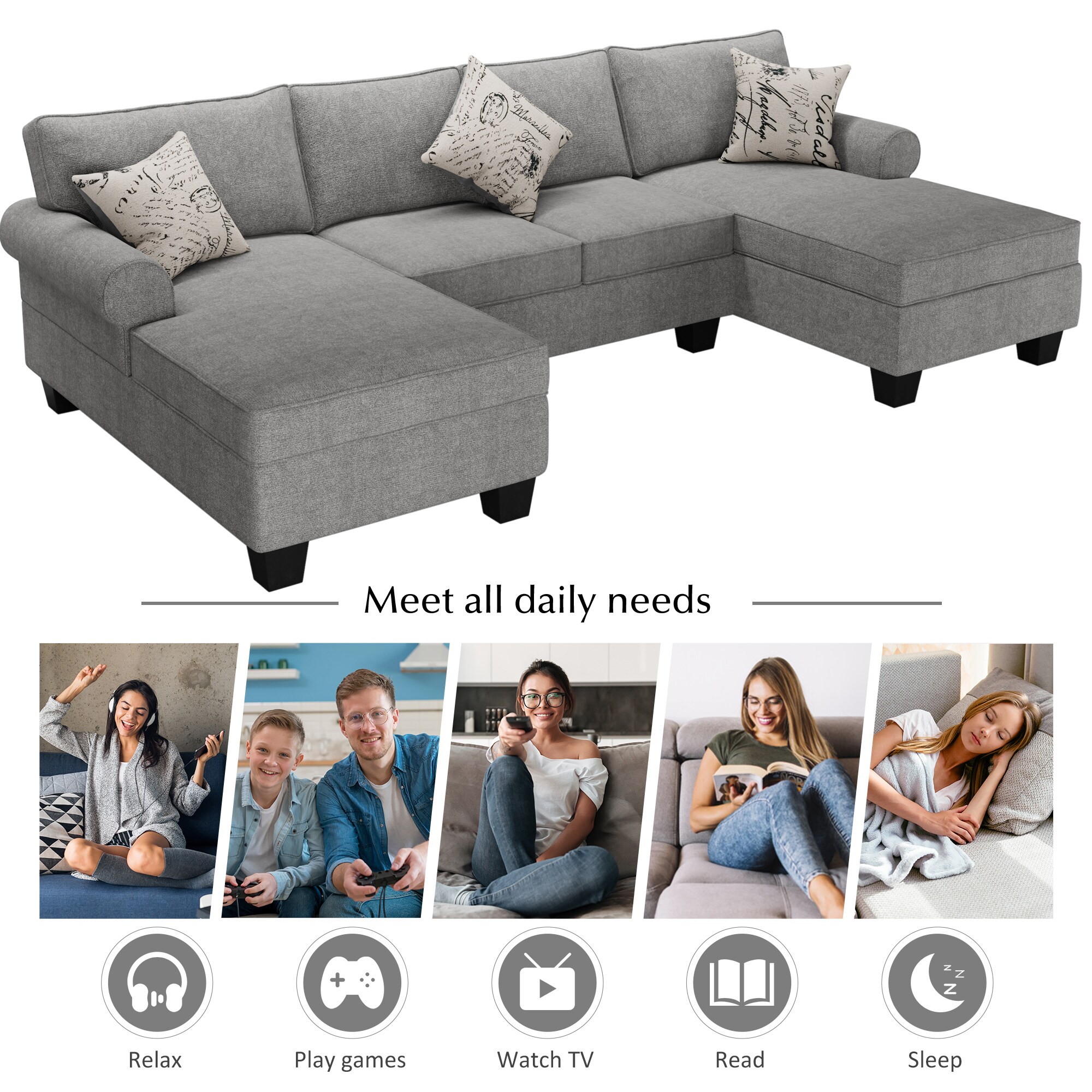 CASAINC GS-GT000418AAC Sofas-Loveseats - View #4