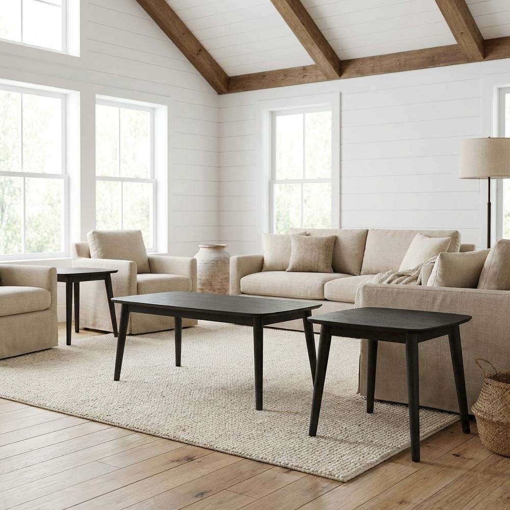 FurniFact BO3785997WHT Accent-Table-Sets - View #2