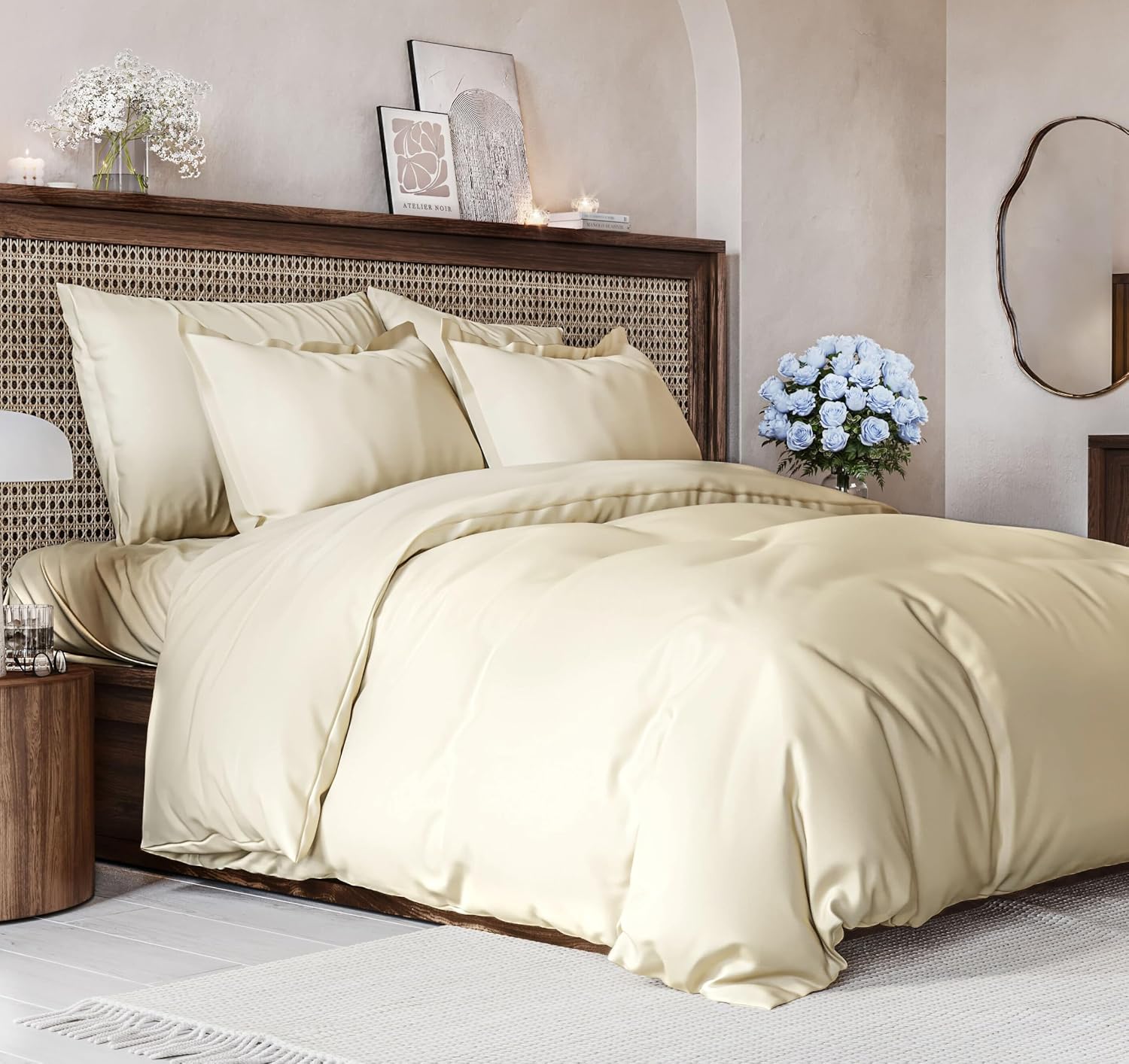 CGK Linens 3-Piece Duvet Cover Set