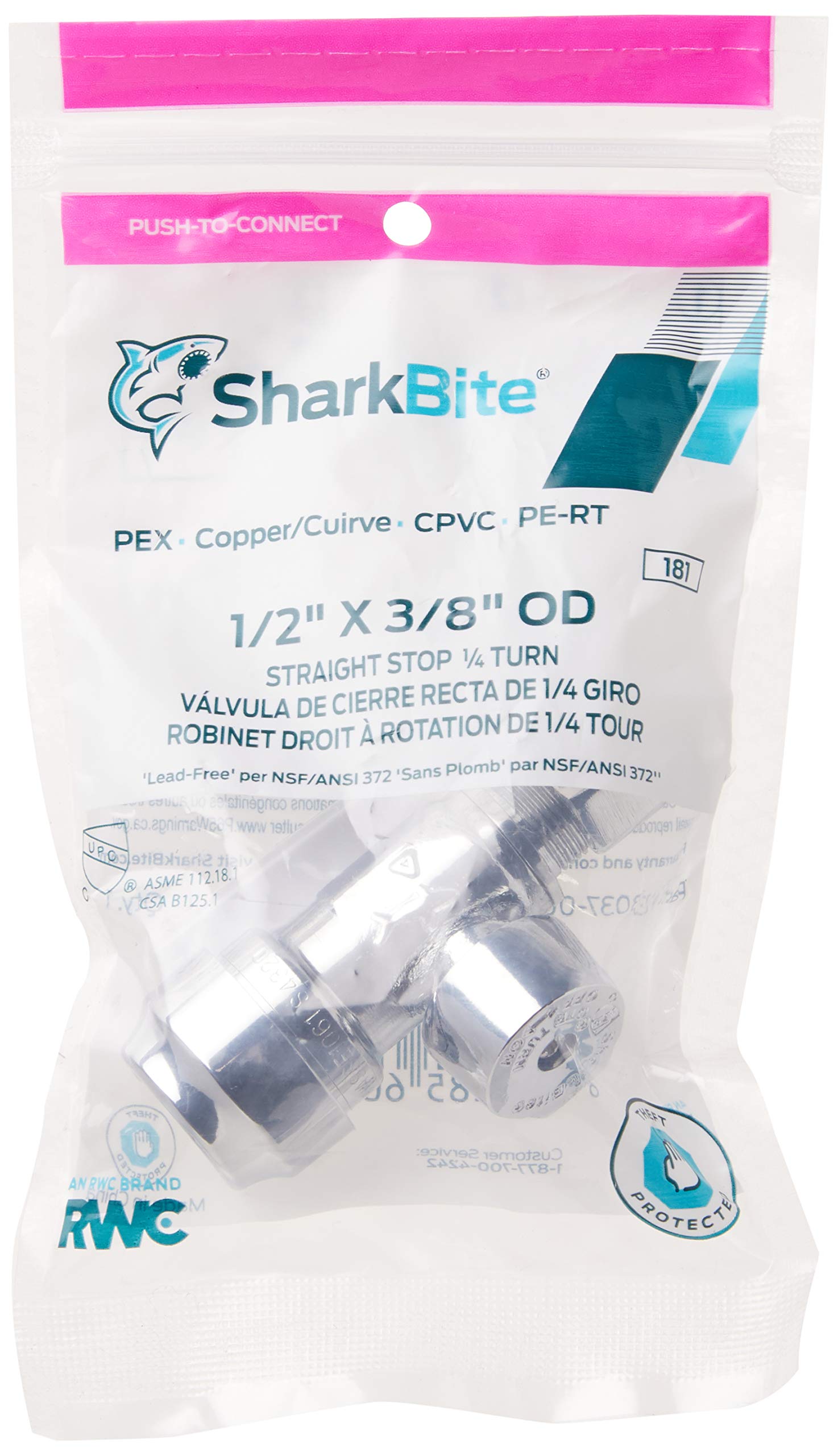 SharkBite 23037LFCA Shut-Off-Valves - View #6
