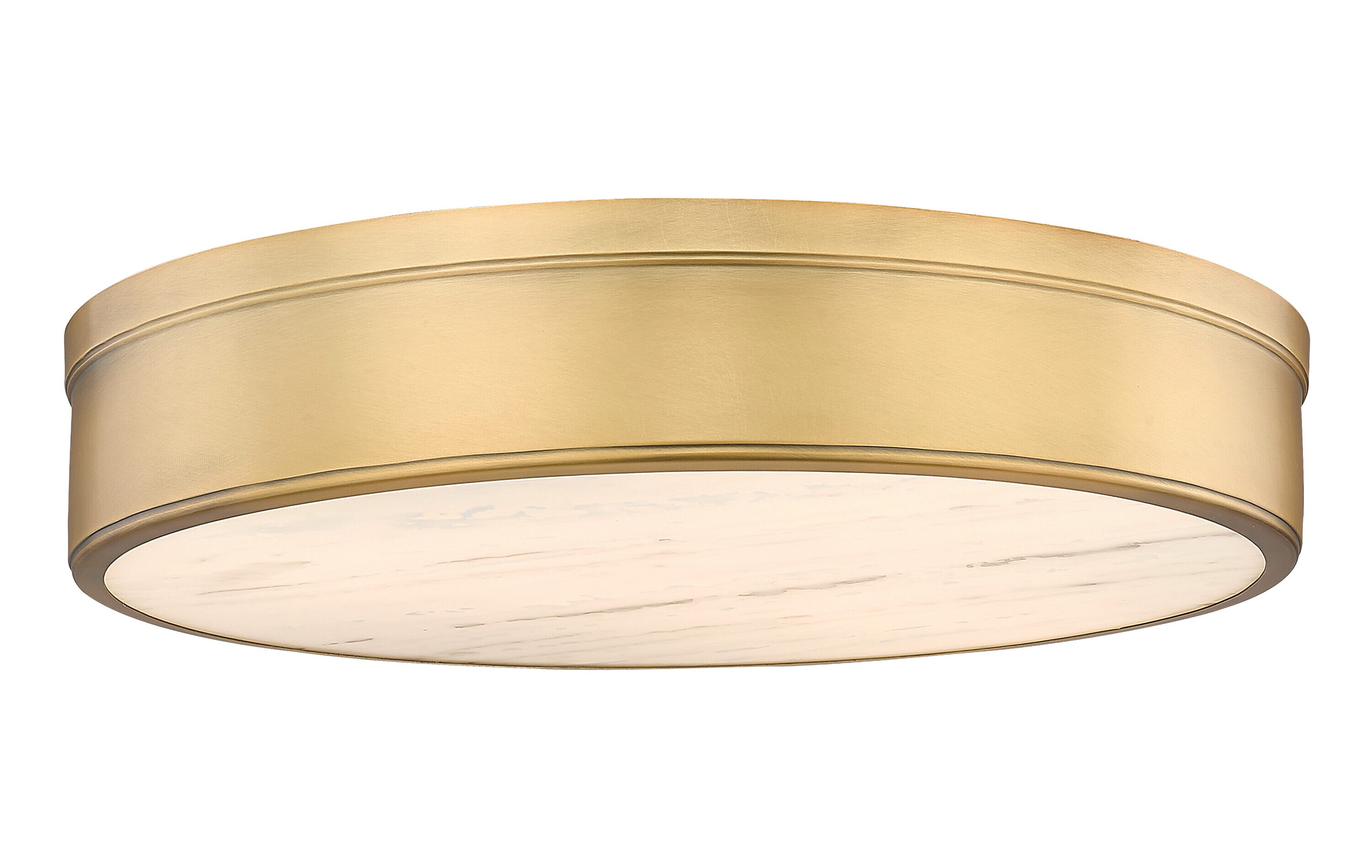 Z-Lite 1944F22-RB-LED Anders 3 -Light 22-in Oil rubbed Brass Integrated LED Flush Mount Light