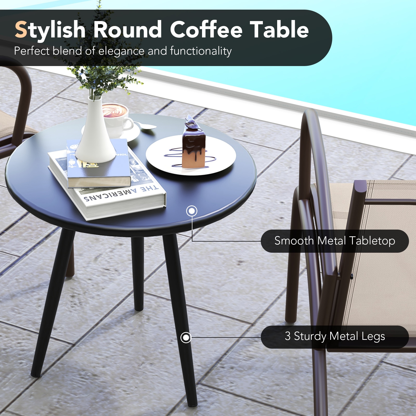 LIVIZA TDS11399CF Patio-Conversation-Sets - View #3