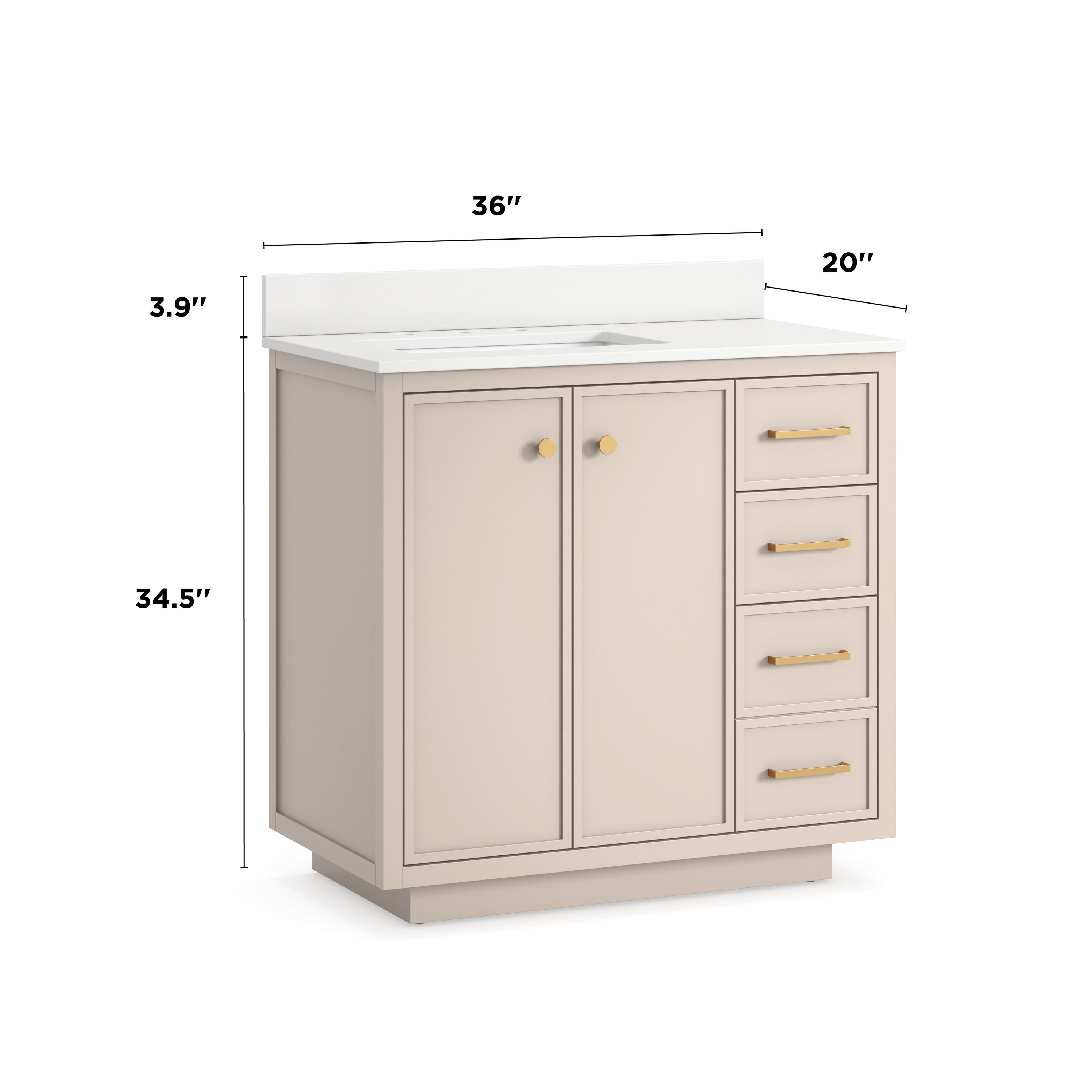 Style Selections LWS36GGV Bath-Vanity-Combo - View #6
