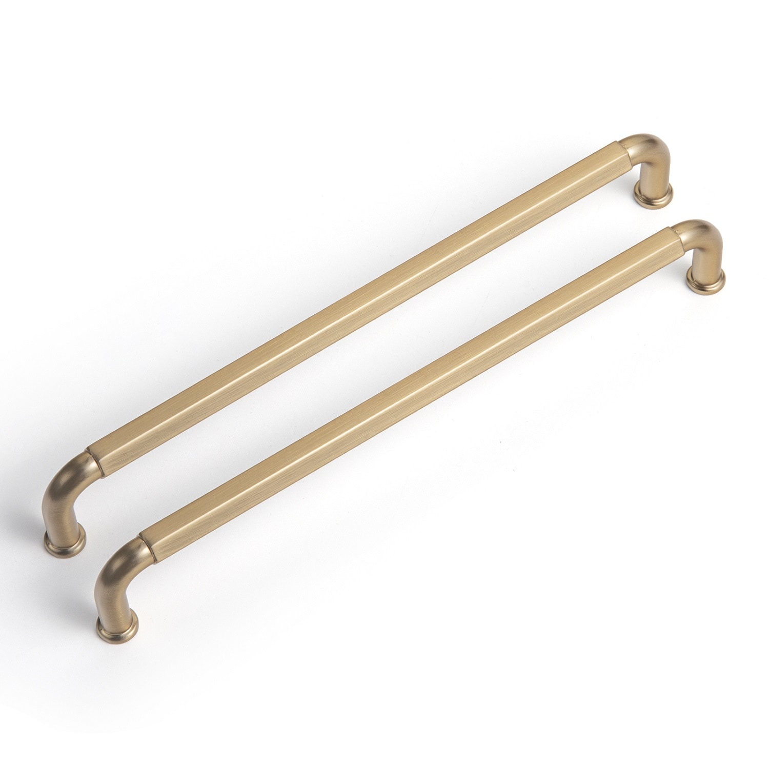 Miaokesen 2201UBR-192 7-9/16-in , 192mm Center to Center Champagne Bronze Cylindrical Handle 6 -Pack