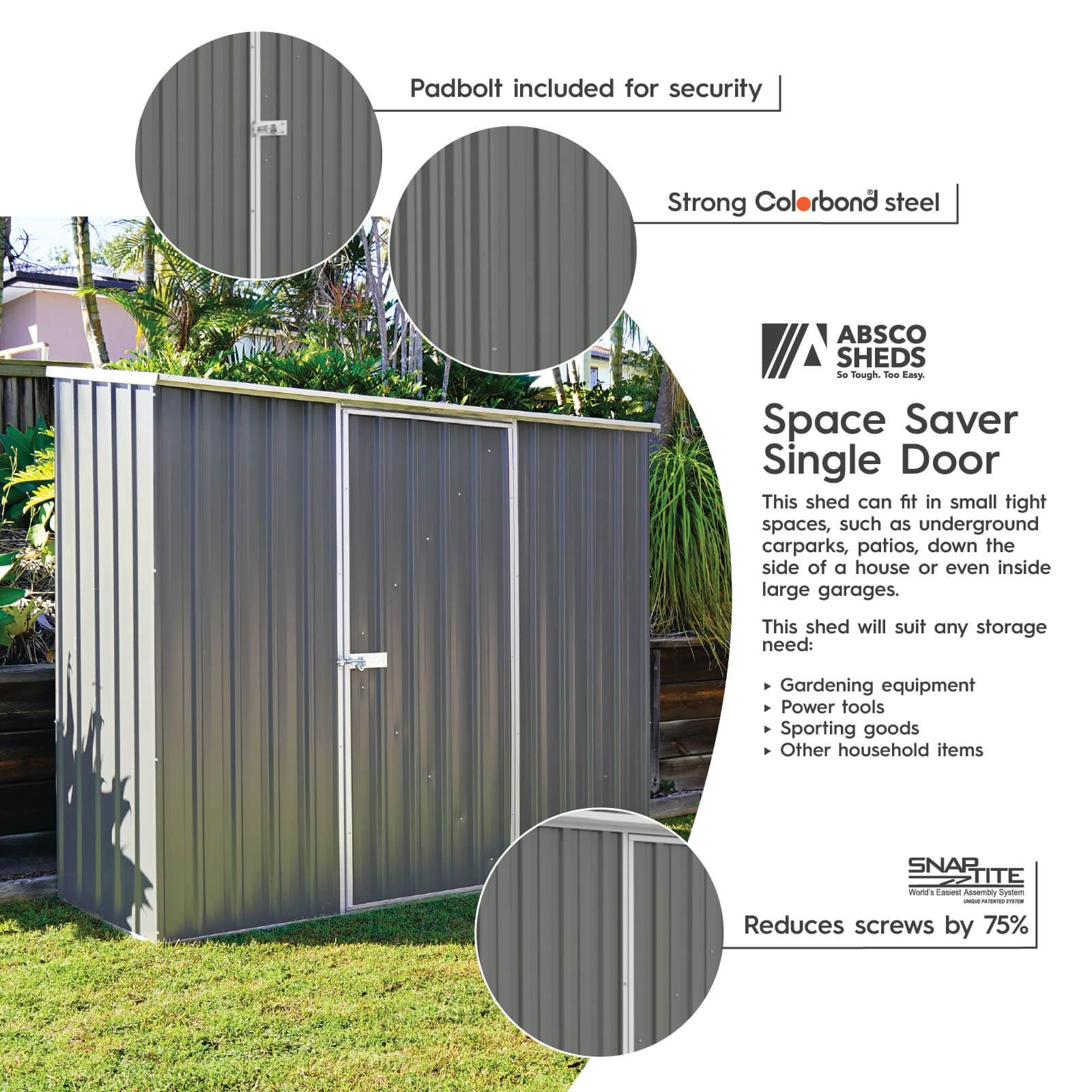 ABSCO AB1105 Metal-Storage-Buildings-Sheds - View #3