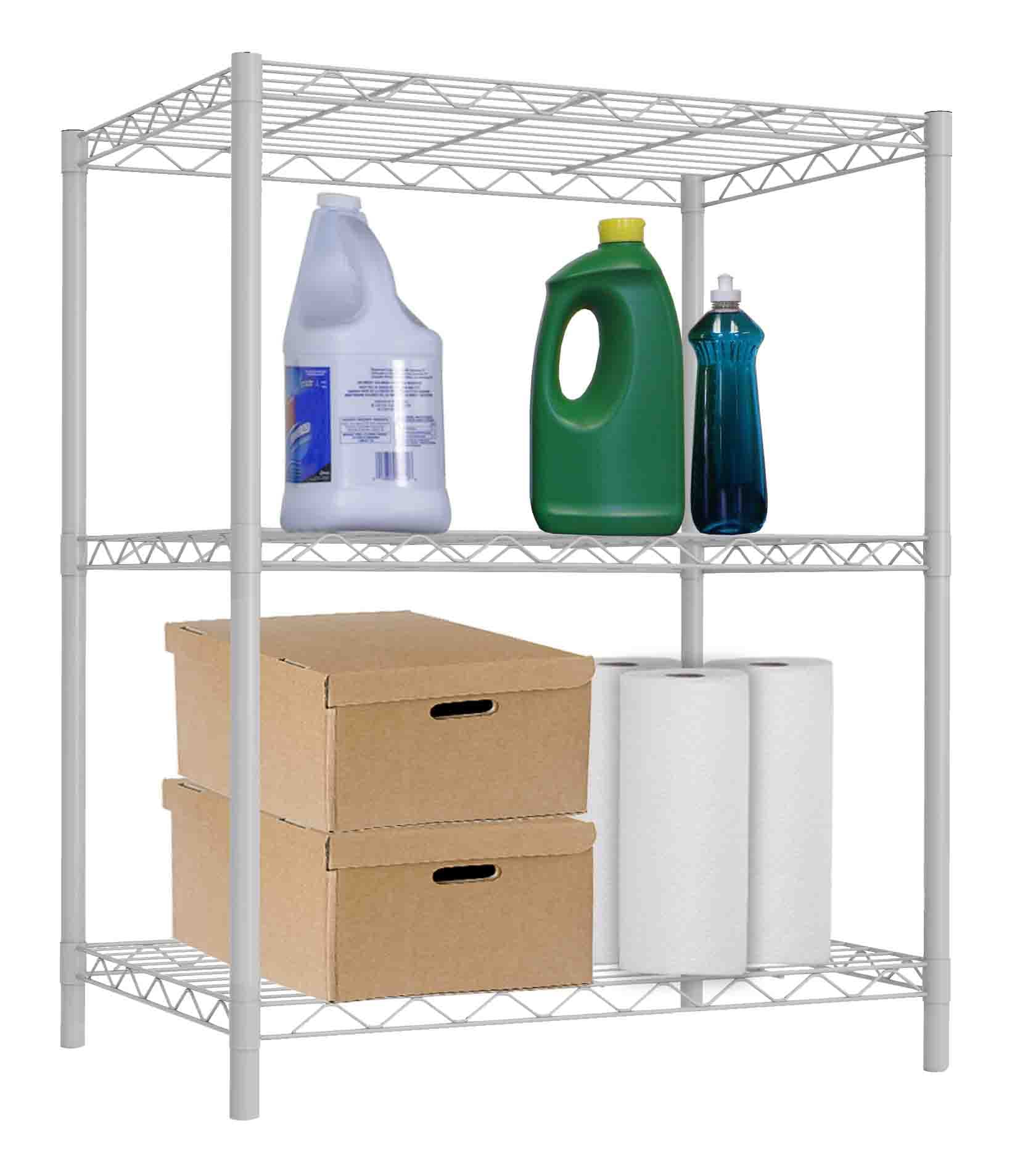 Household Essentials 12 2-Tier Pantry Organizer White