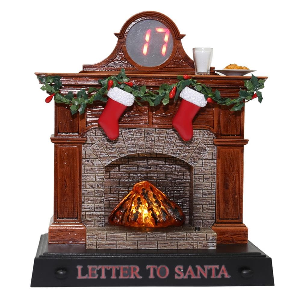 ST. NICK'S CHOICE 85500341 7-in Lighted Winter Scene Christmas Decor