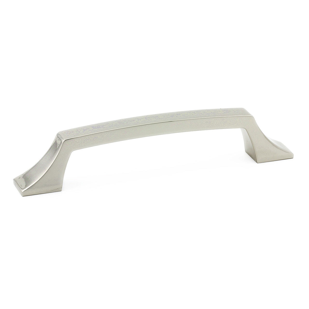 Richelieu BP765128180 Rosemere 5-1/16-in , 128mm Center to Center Polished Nickel Rectangular Handle