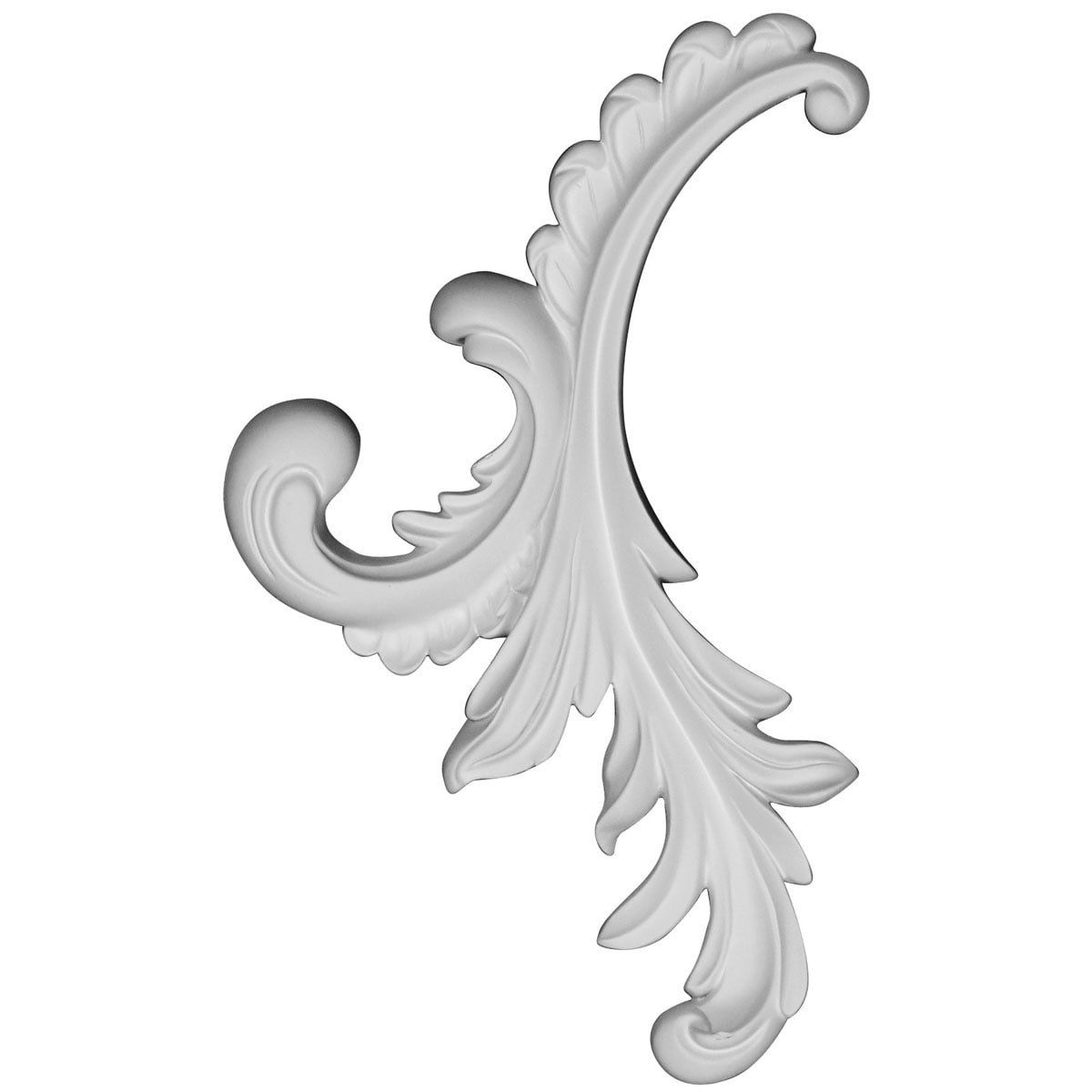 Ekena Millwork ONL05X09X01GA-L Galway, Left 5.875-Inches W x 9.75-Inches H Leaf Primed Applique