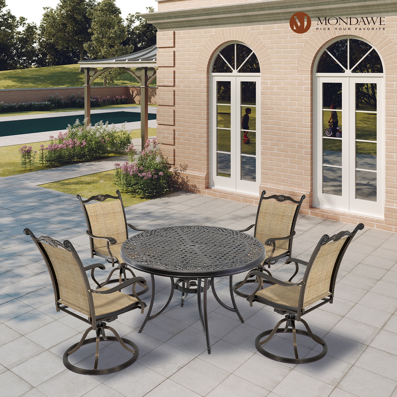 Mondawe MOLQ153R-2 Patio-Chairs - View #2