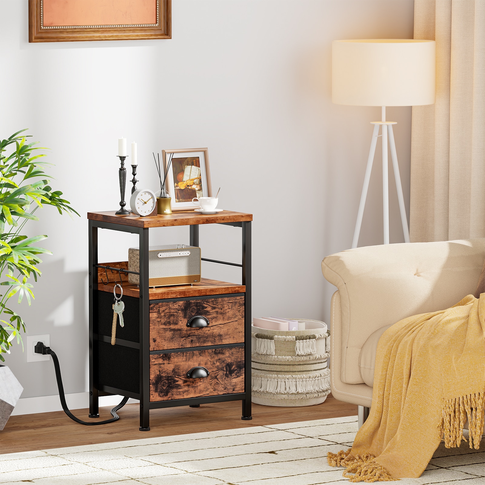 Furologee ET-011V2-C-2D-2-RB nightstands - View #3