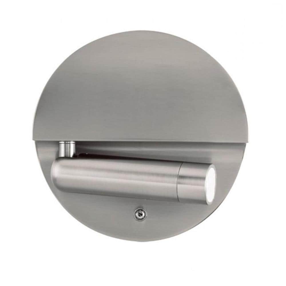 dweLED BL-28903L-BN Scout 2-in W 1 -Light Brushed Nickel Integrated LED Wall Sconce